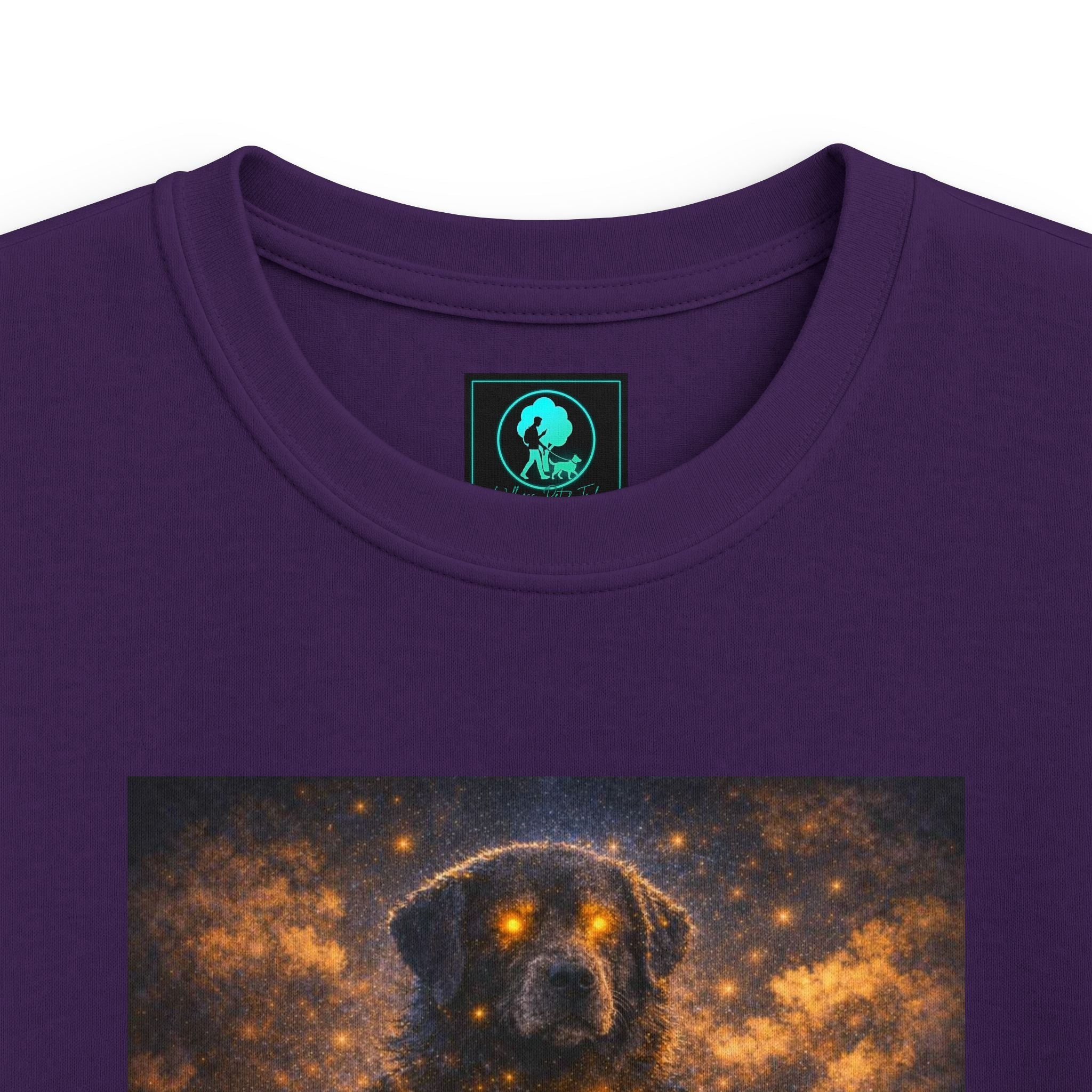 Kids T‑Shirt - Golden Firefly Night Illustration (Child Tee)