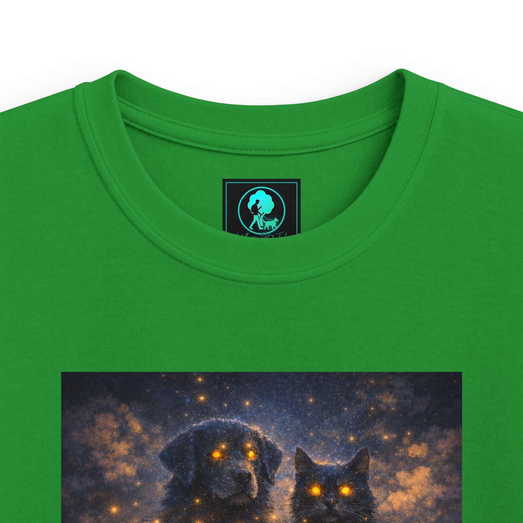 Kids Tee — Magical Night Owl & Girl Glow Design