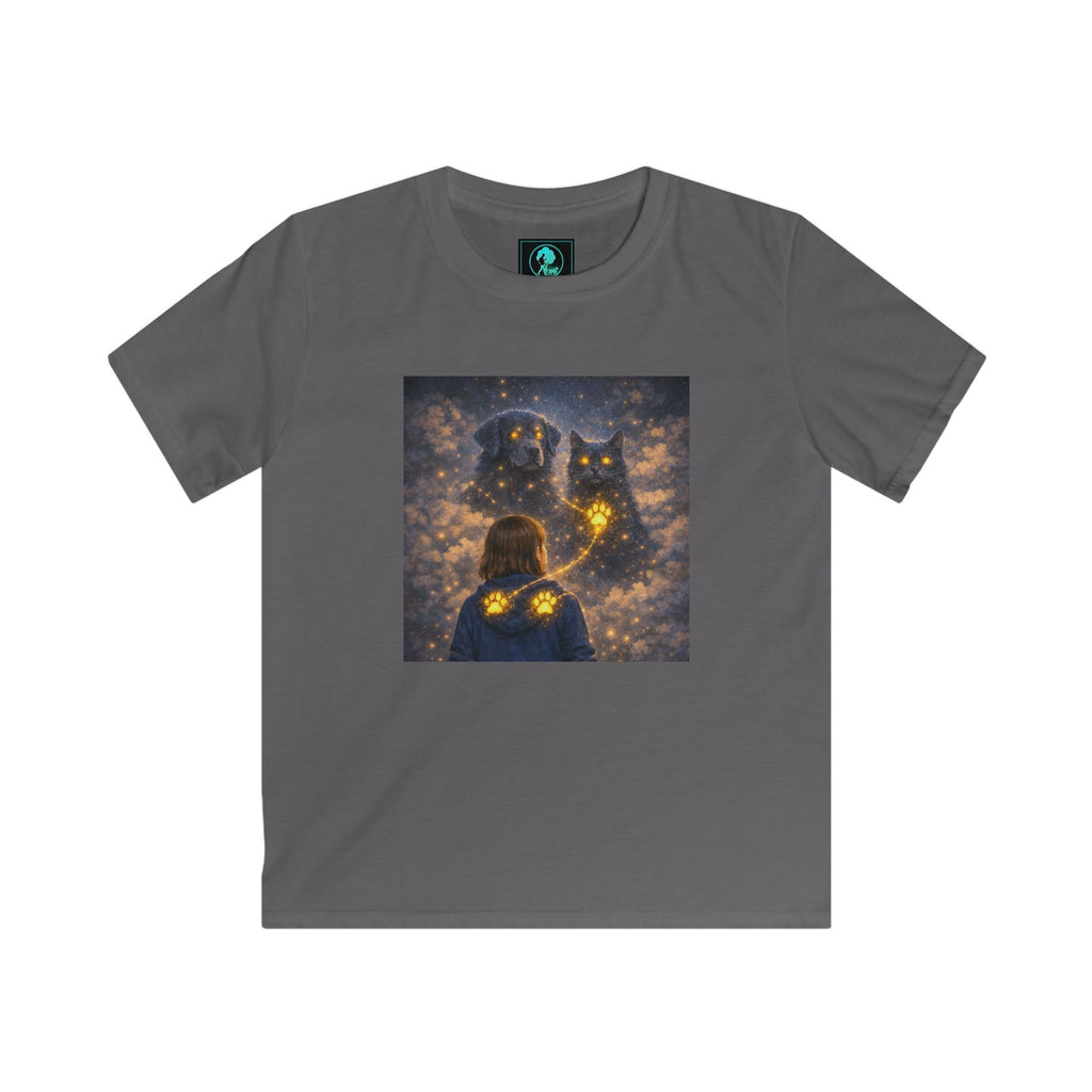 Kids Tee — Magical Night Owl & Girl Glow Design