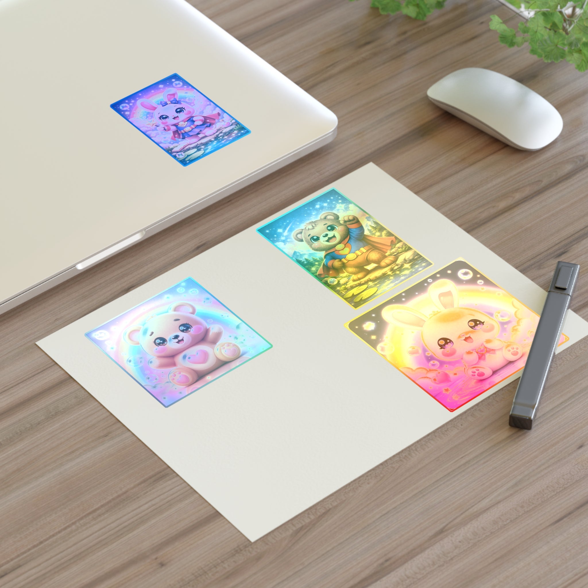 NanoBuddy Bear & Bunny Stickers