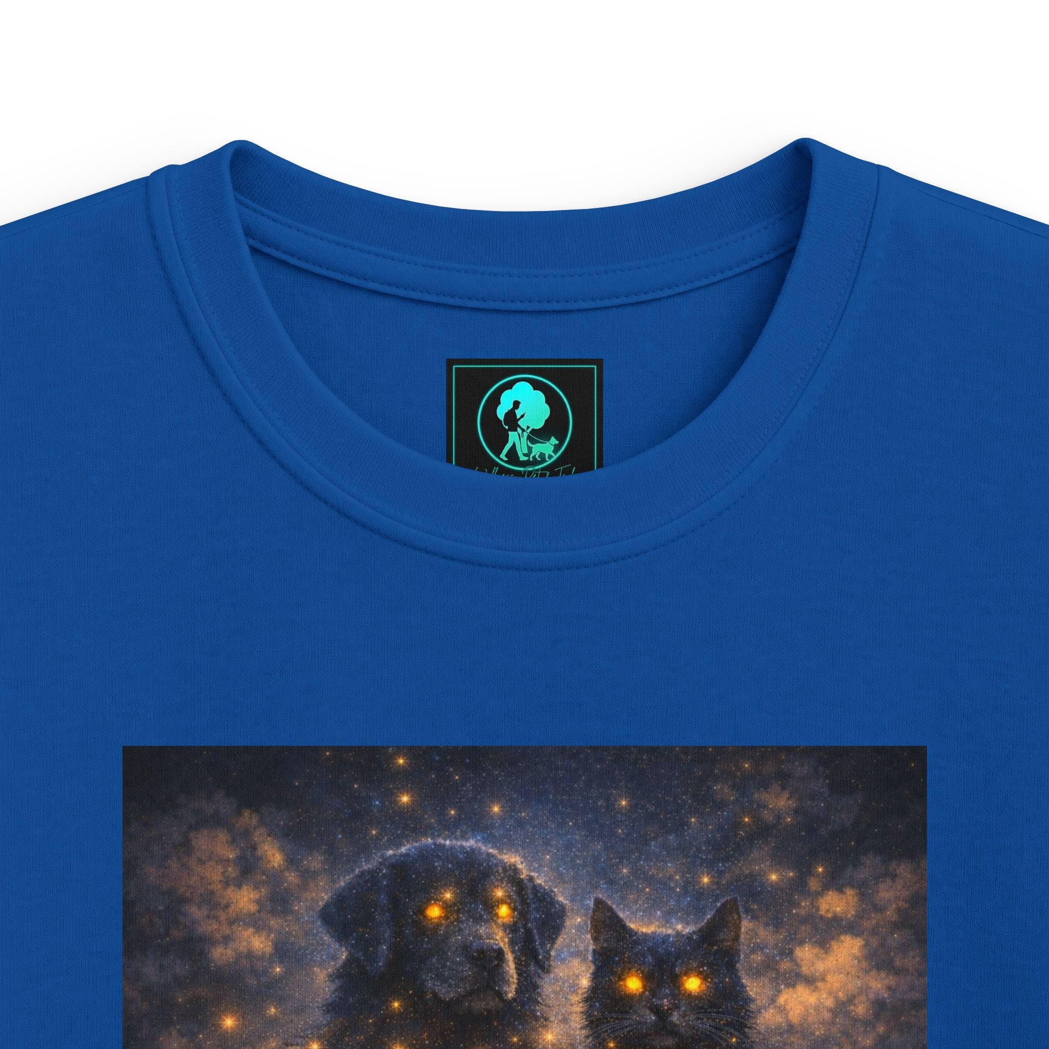 Kids Tee — Magical Night Owl & Girl Glow Design