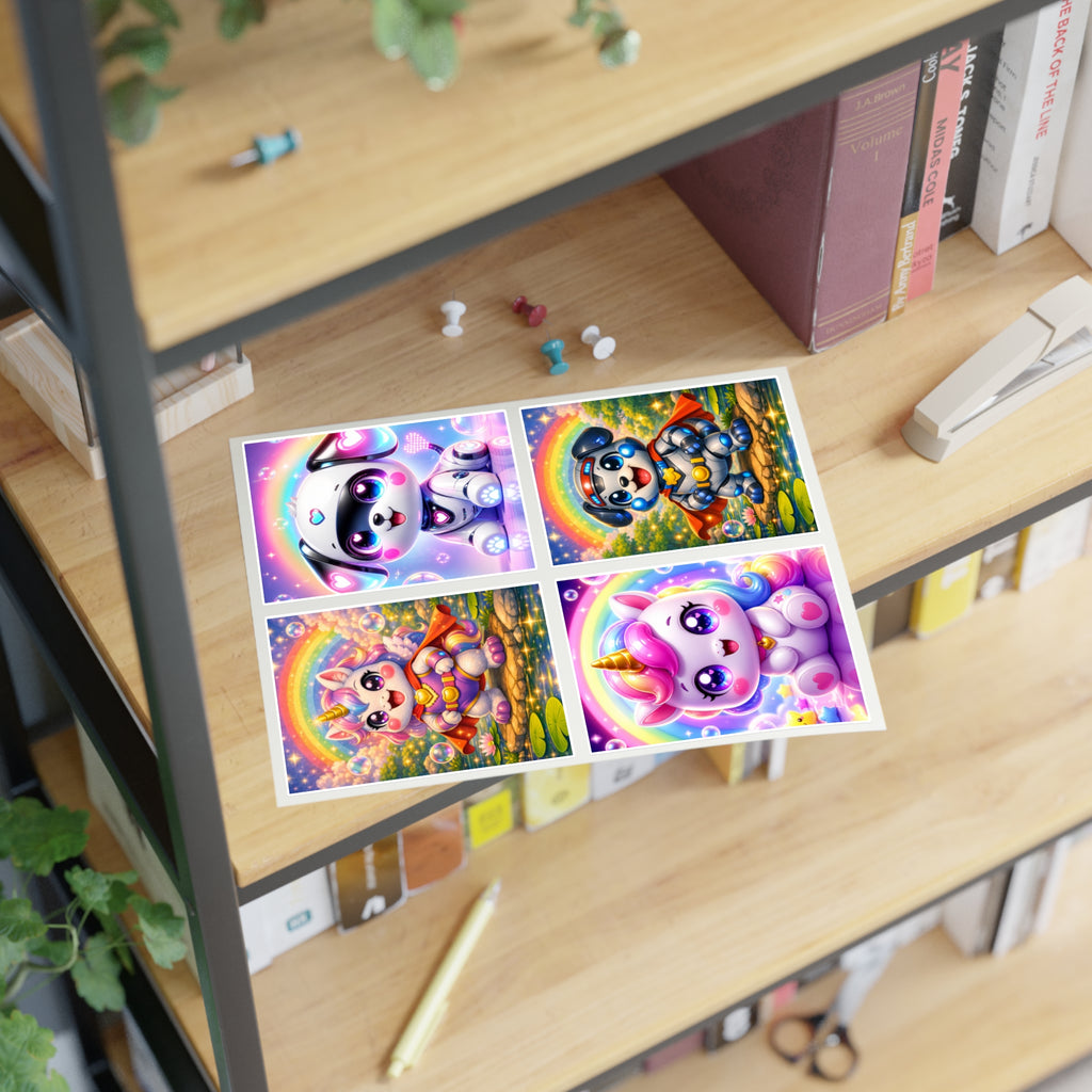 NanoBuddy Robo Pup & Unicorn Stickers