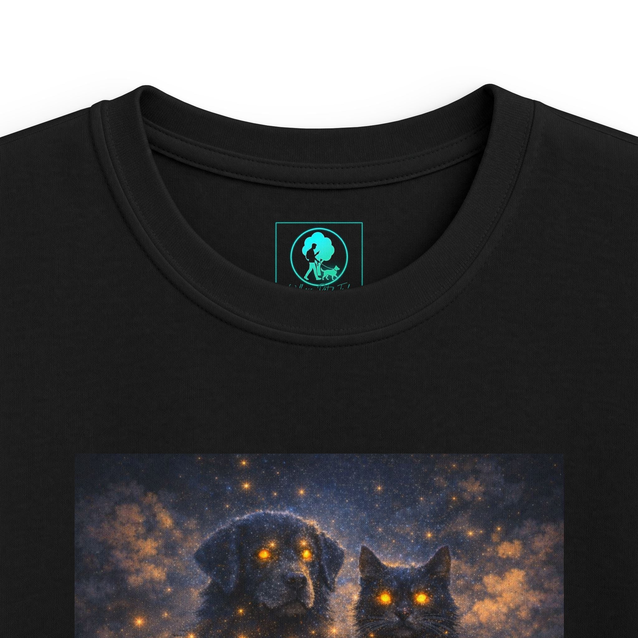 Kids Tee — Magical Night Owl & Girl Glow Design