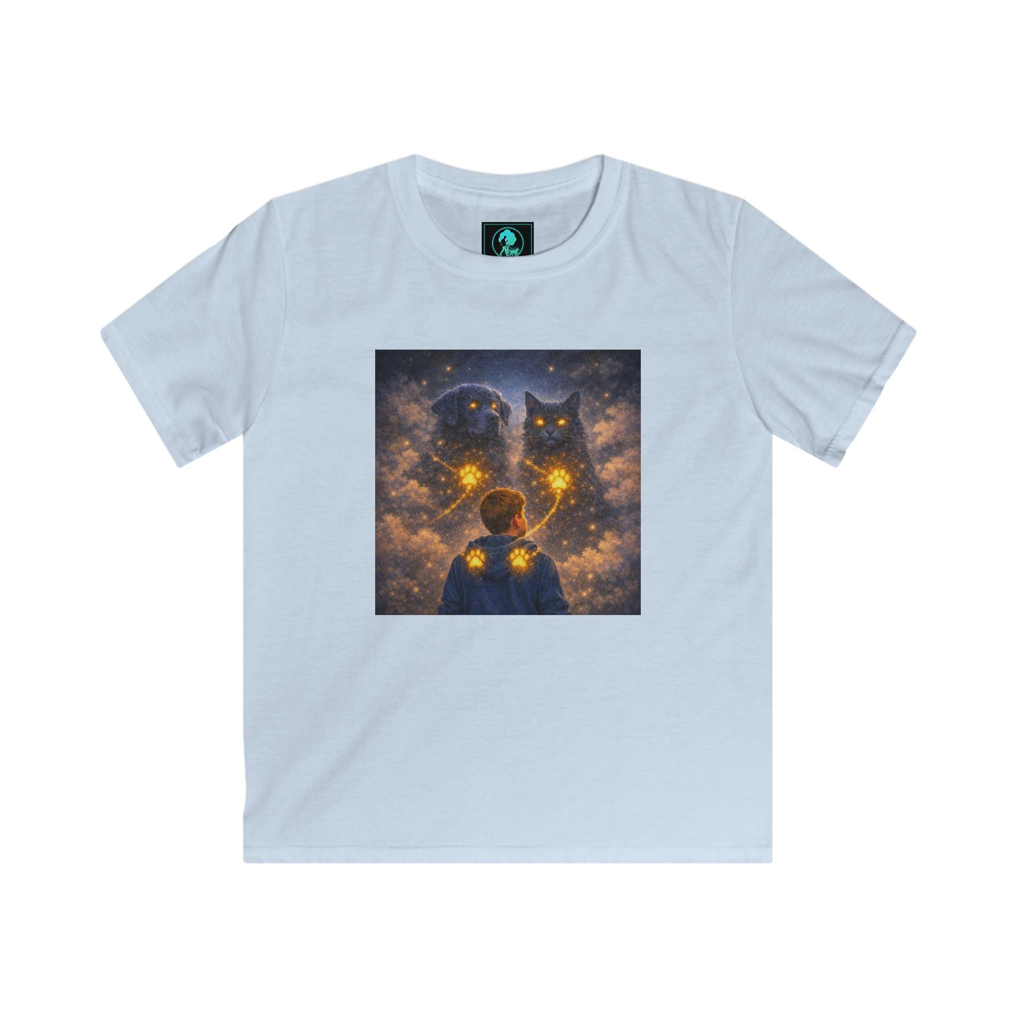 Kids Tee — Magical Night Owls Constellation Design