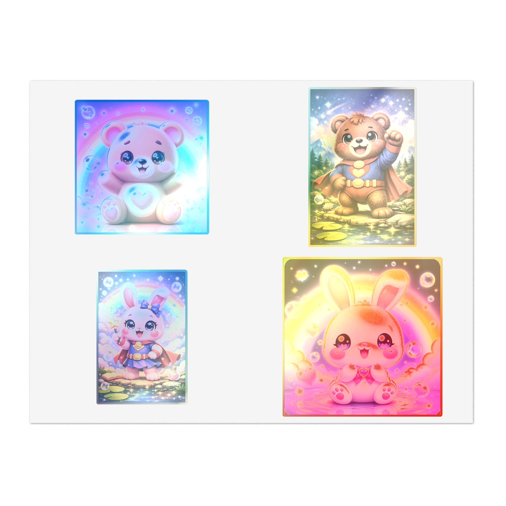 NanoBuddy Bear & Bunny Stickers