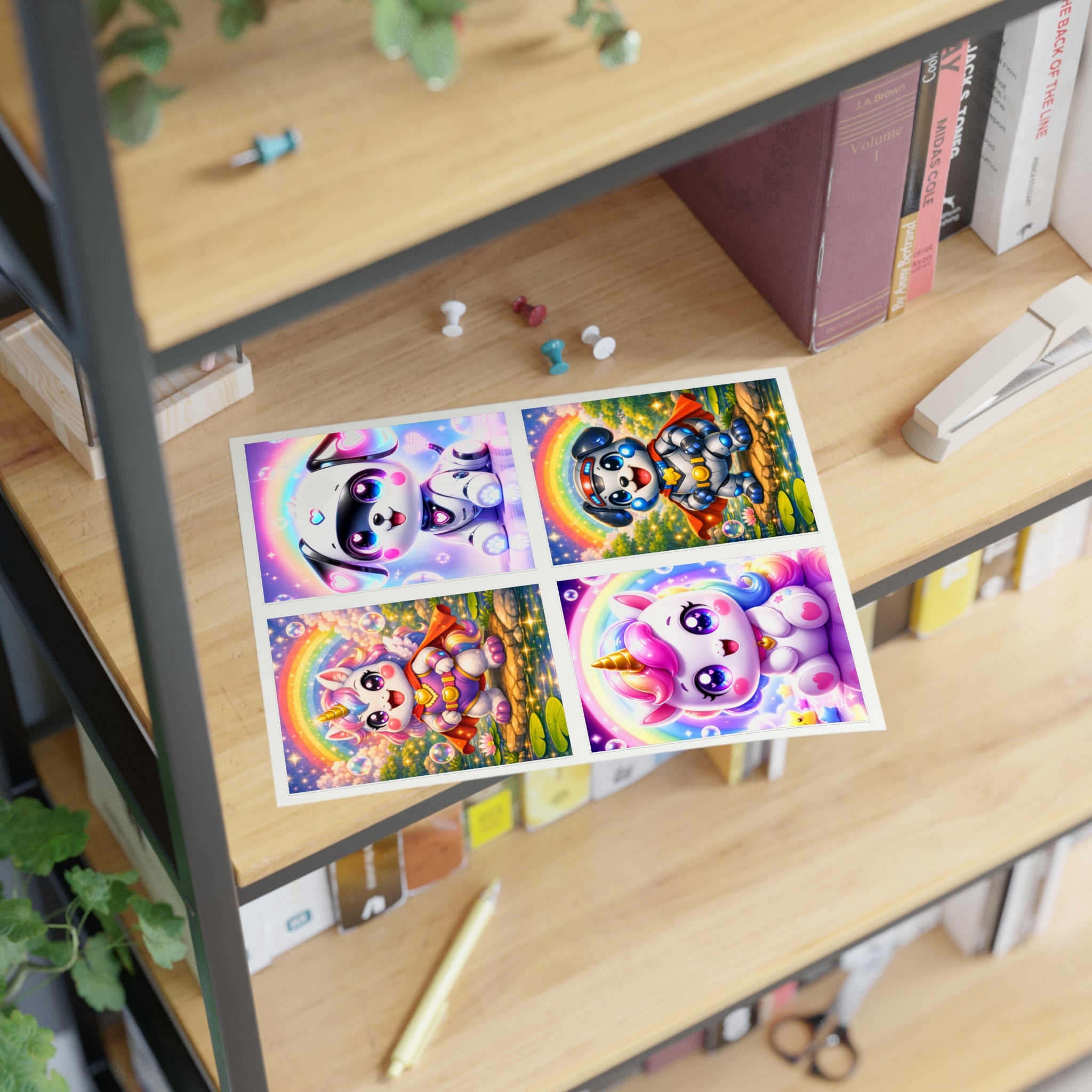 NanoBuddy Robo Pup & Unicorn Stickers