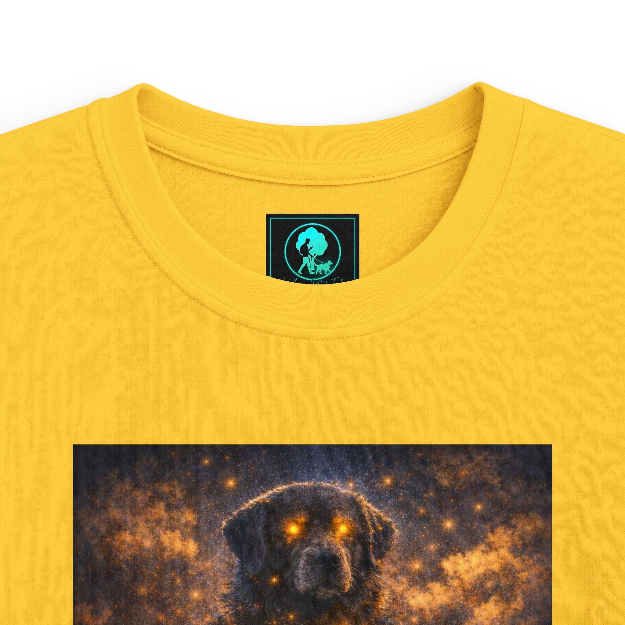 Kids T‑Shirt - Golden Firefly Night Illustration (Child Tee)