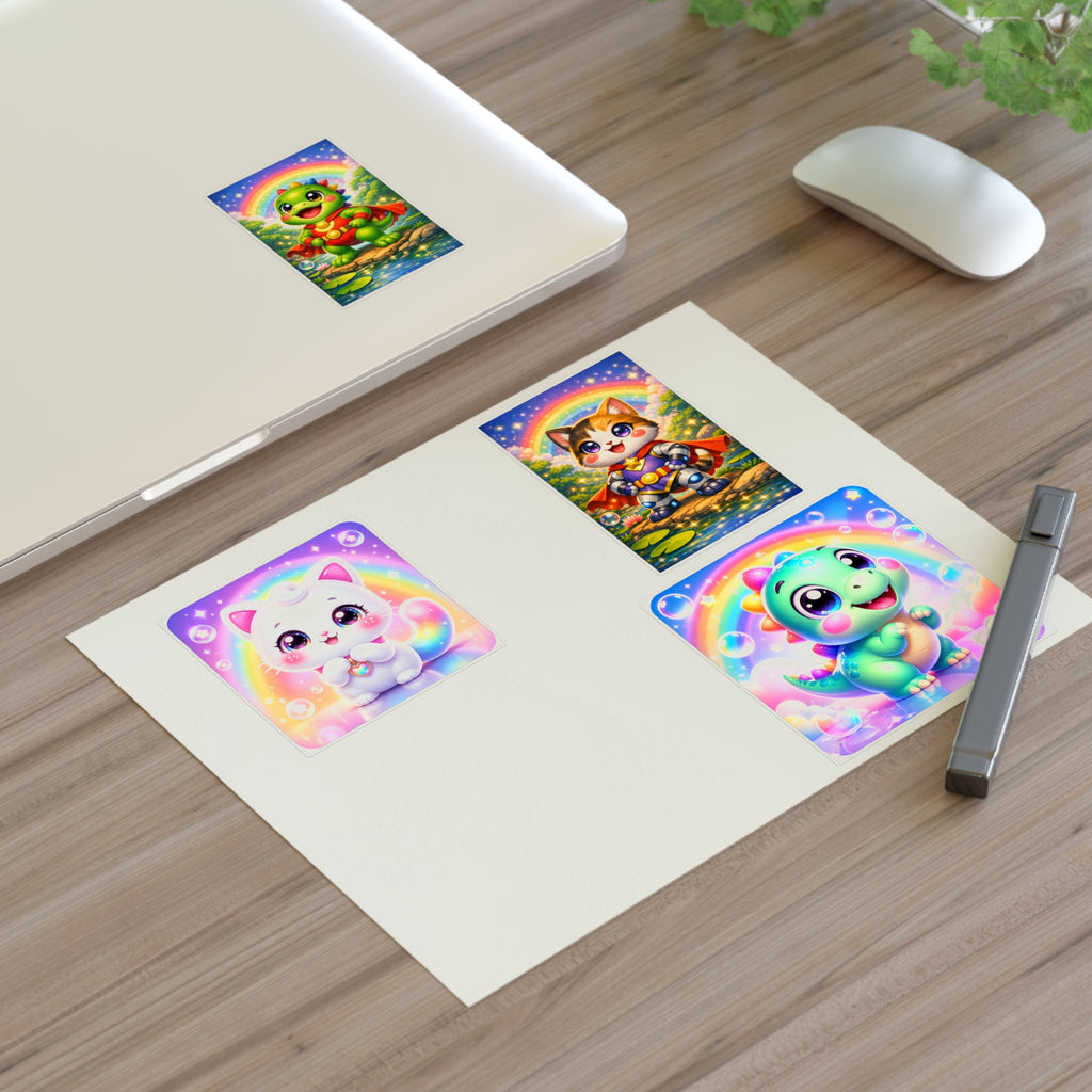 NanoBuddy Cat & Dino Stickers