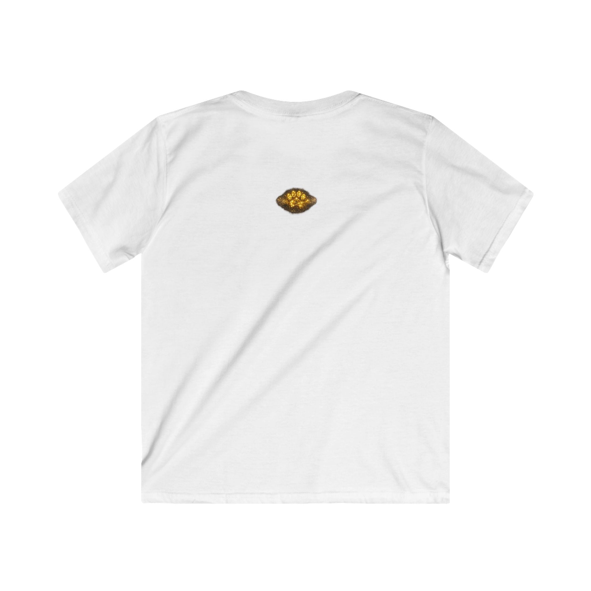 Kids T-Shirt – Magical Cat Nightlight Design (Girl with Firefly Heart)