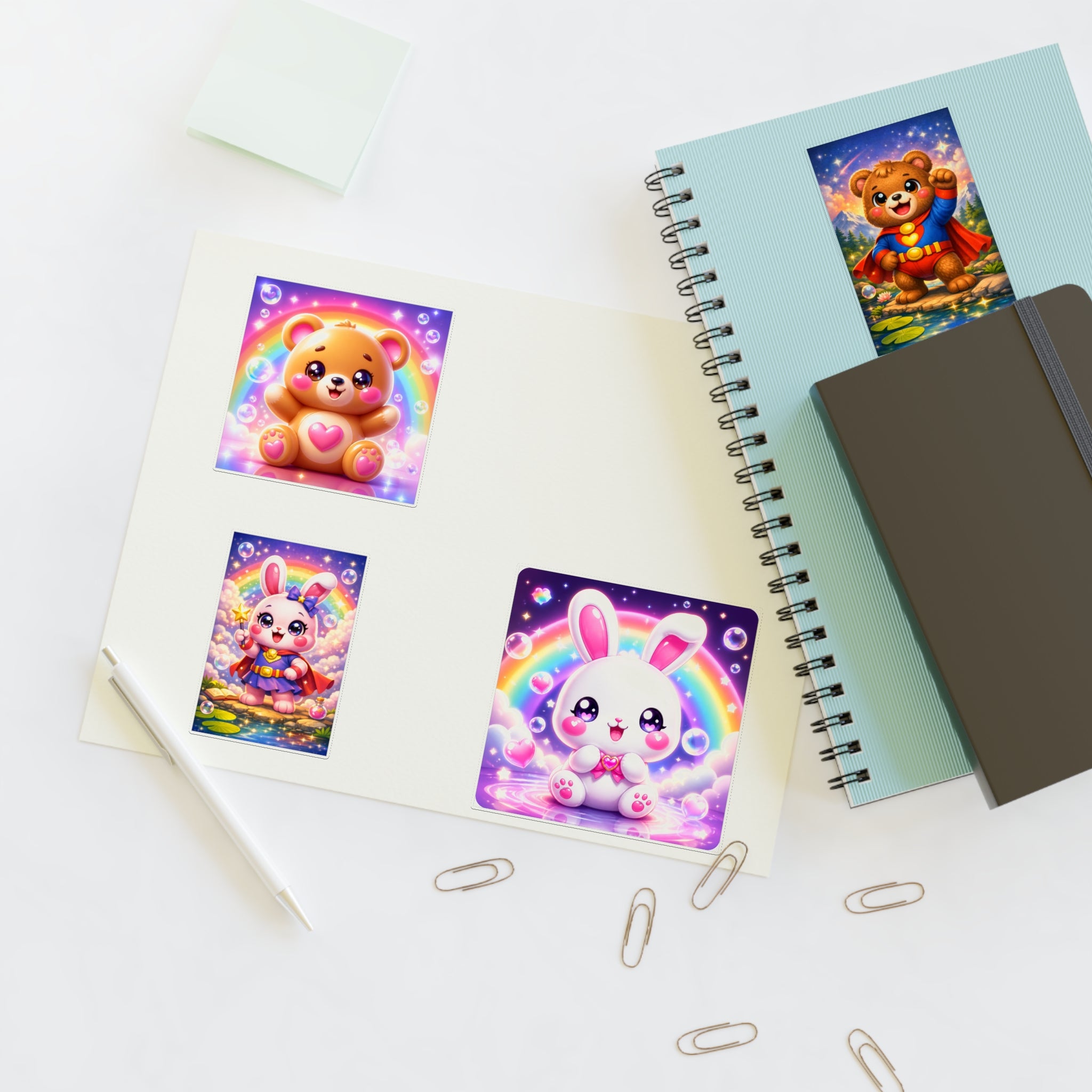 NanoBuddy Bear & Bunny Stickers