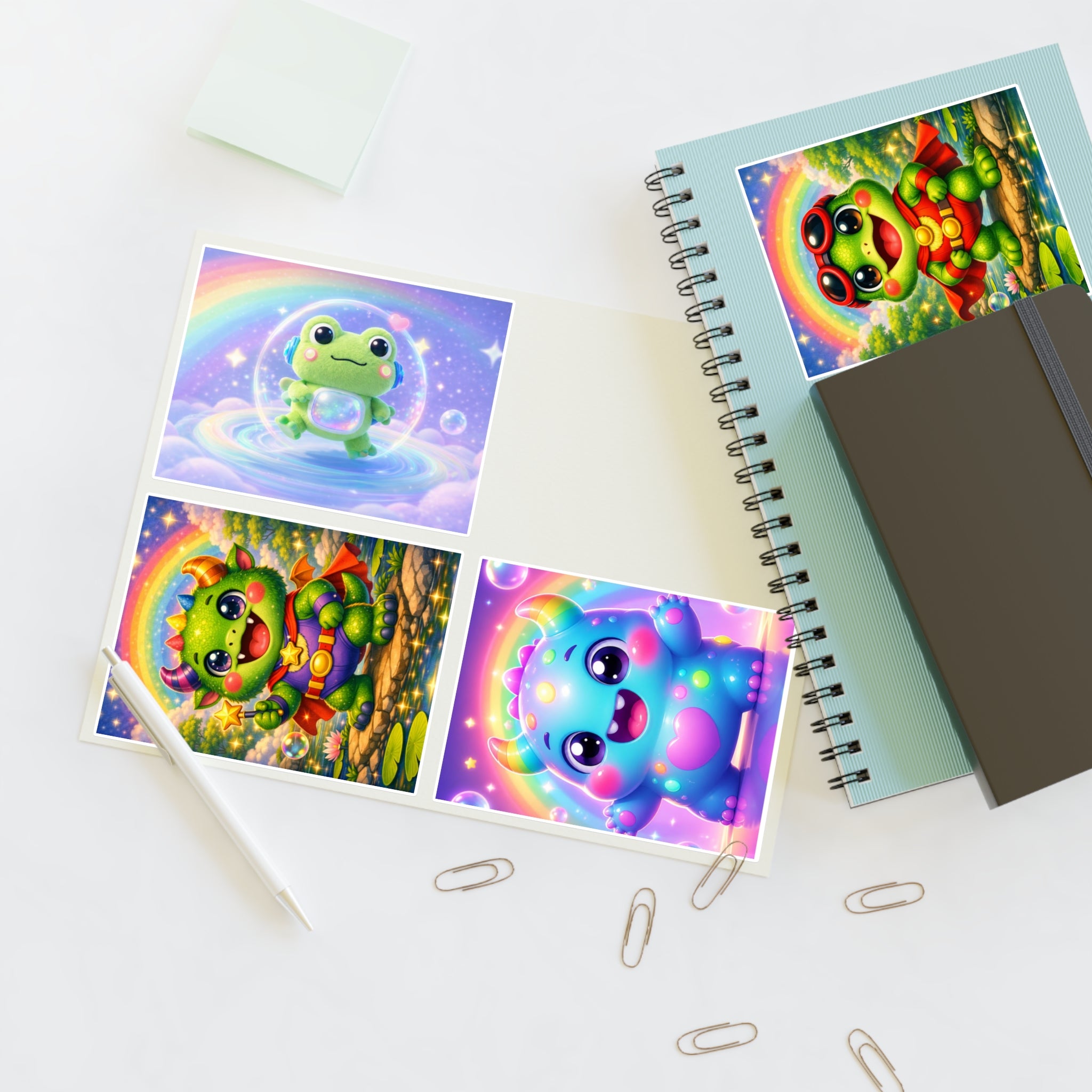 NanoBuddy Frog & Monster Stickers