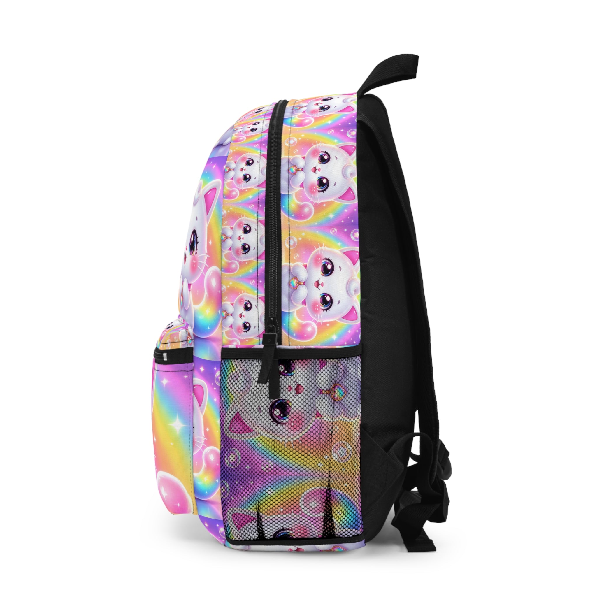 🐱 NanoBuddy Cat™ Kids Backpack — Sweet Bubble Kitty (PreK–2nd)