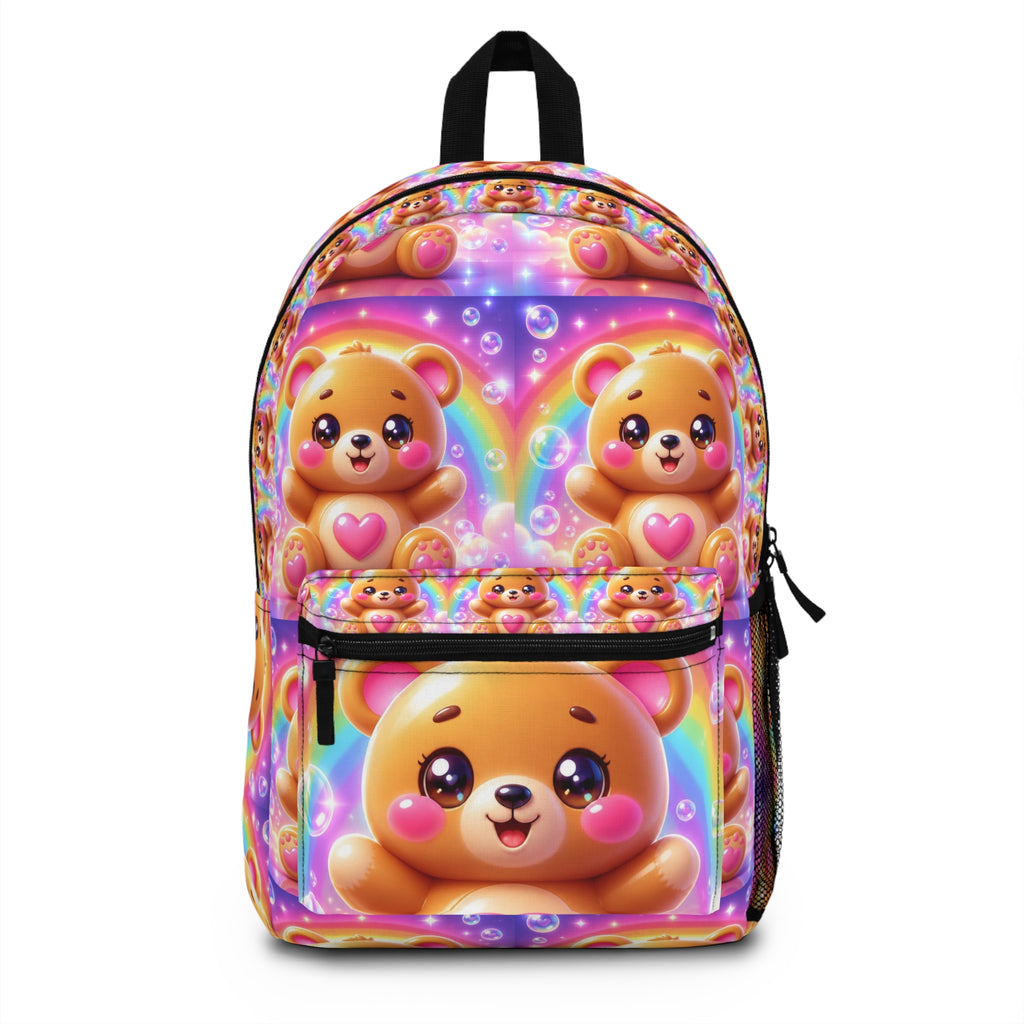 🧸 NanoBuddy Bear™ Kids Backpack — Cozy Bubble Bear (PreK–2nd)