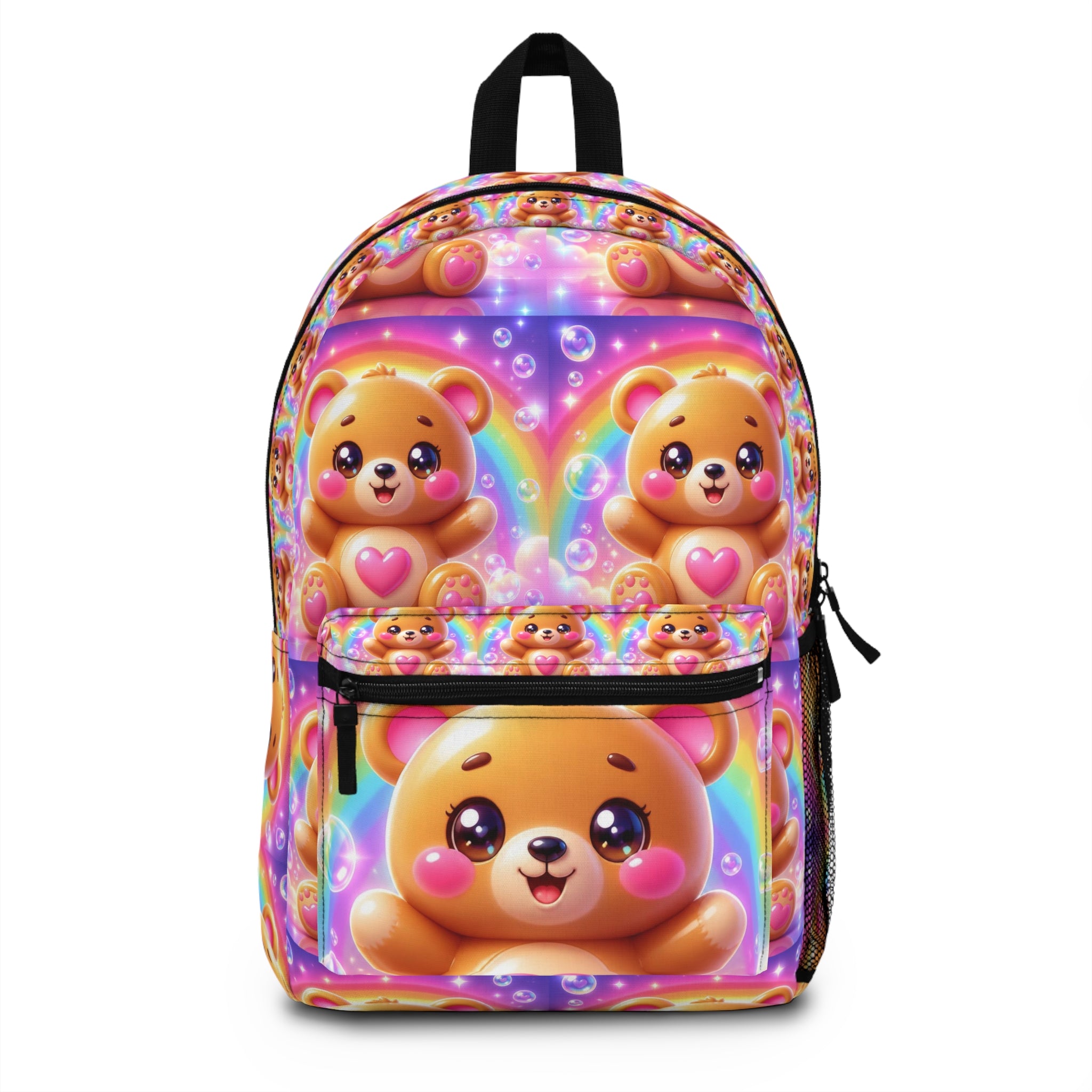 🧸 NanoBuddy Bear™ Kids Backpack — Cozy Bubble Bear (PreK–2nd)