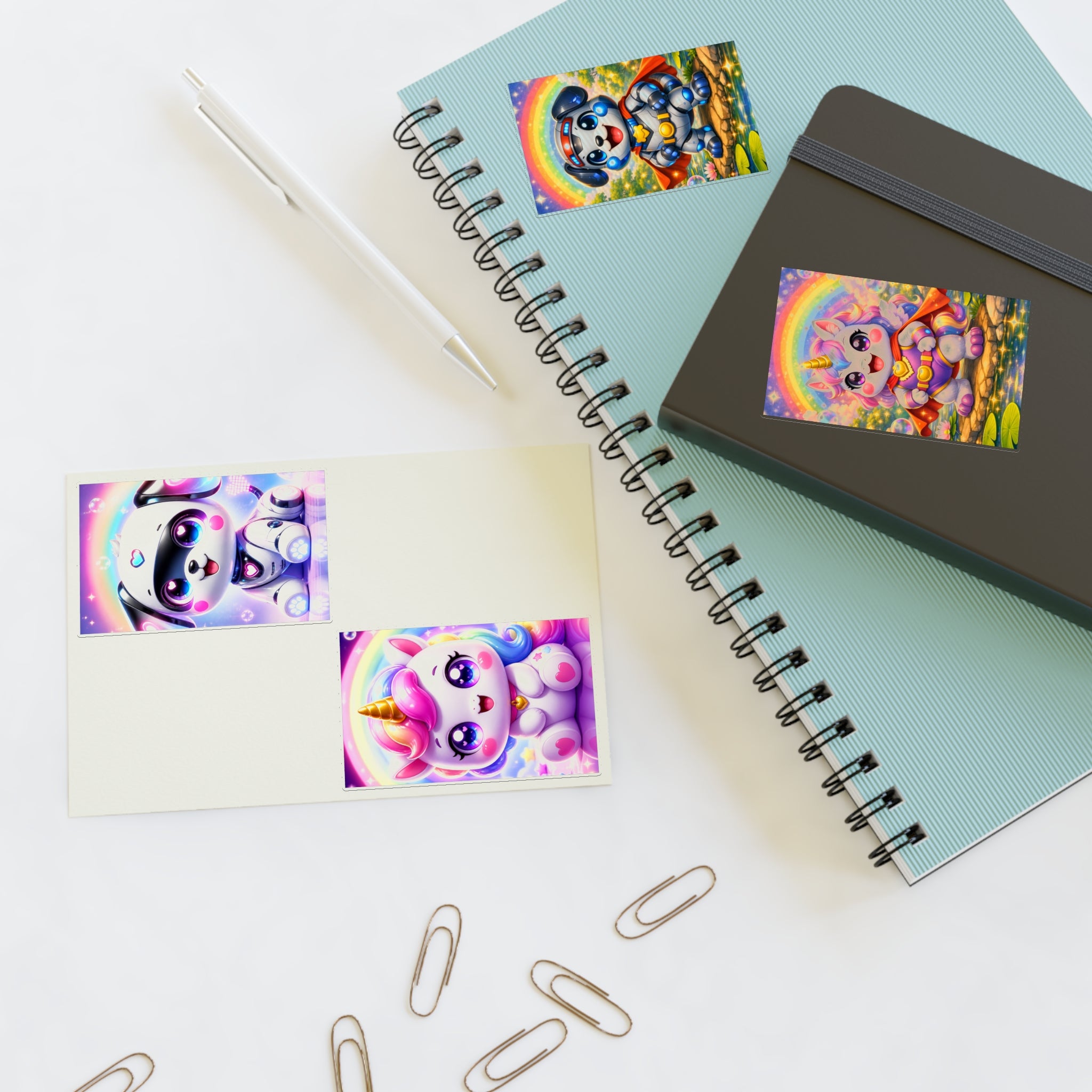 NanoBuddy Robo Pup & Unicorn Stickers