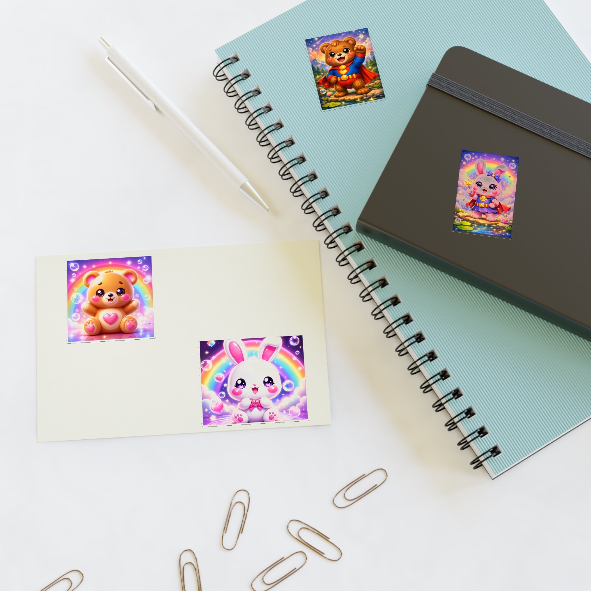 NanoBuddy Bear & Bunny Stickers