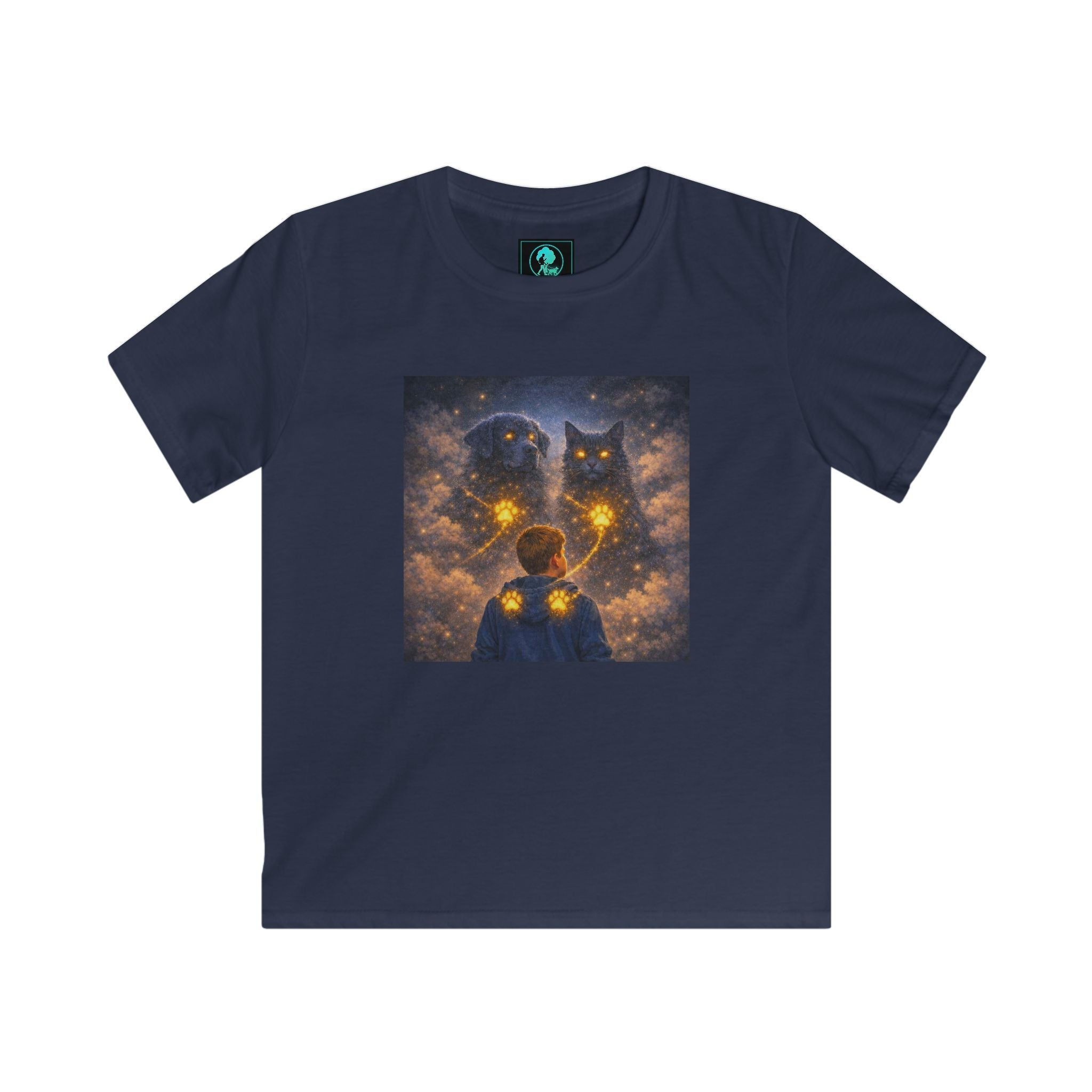 Kids Tee — Magical Night Owls Constellation Design