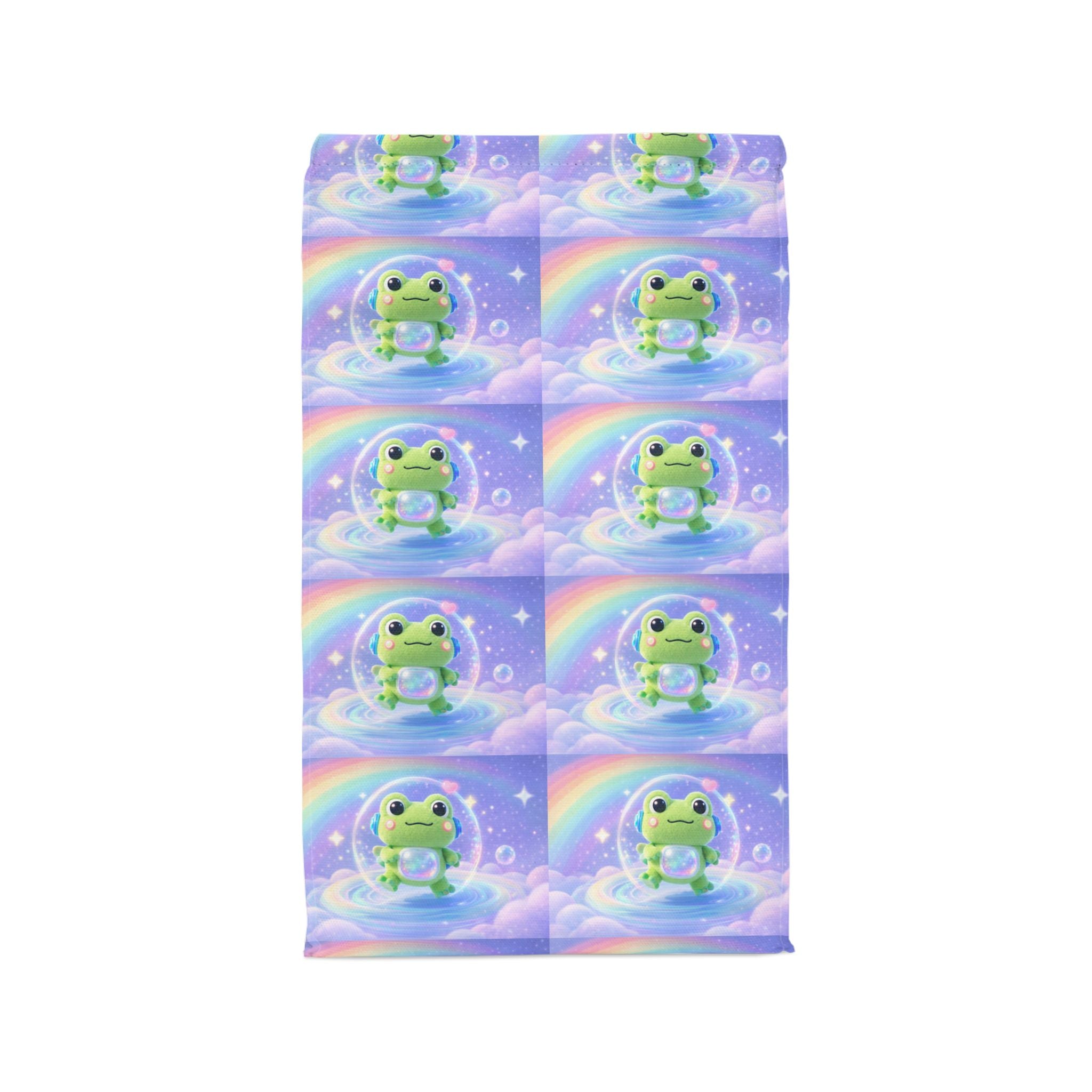 🐸 NanoBuddy Frog™ Kids Lunch Bag — Kawaii Bubble Frog (PreK–2nd)