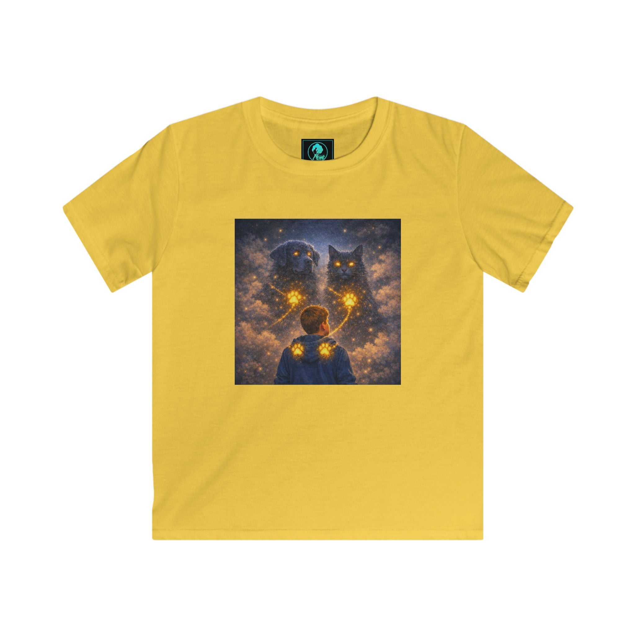 Kids Tee — Magical Night Owls Constellation Design