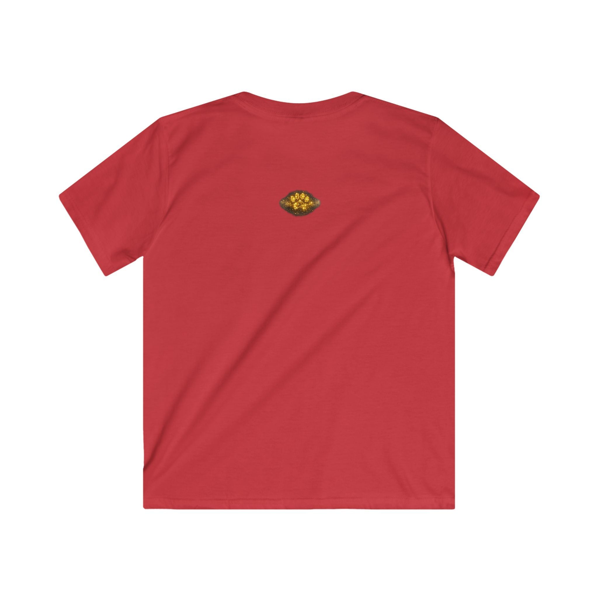 Kids T-Shirt – Magical Cat Nightlight Design (Girl with Firefly Heart)