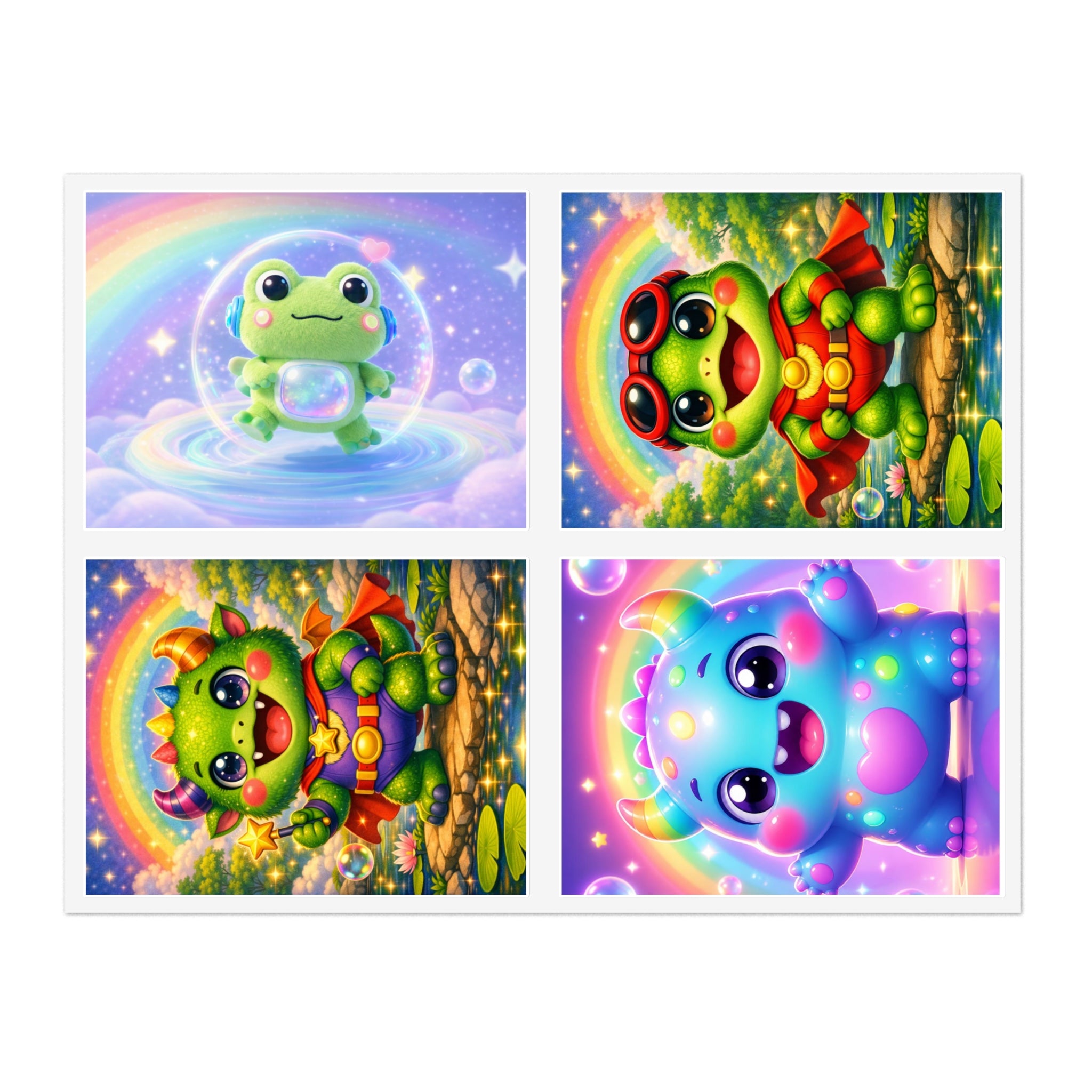 NanoBuddy Frog & Monster Stickers