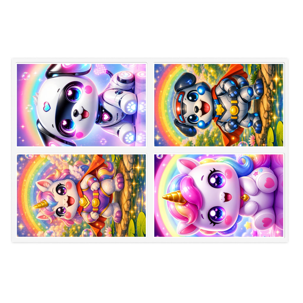 NanoBuddy Robo Pup & Unicorn Stickers