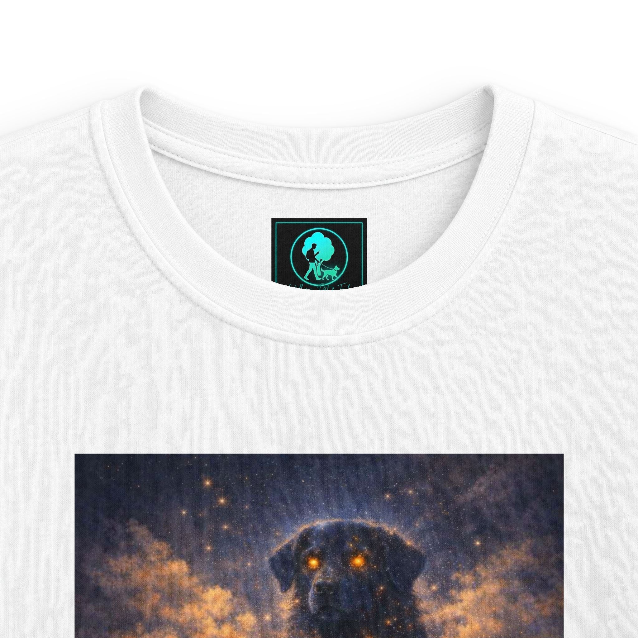 Kids Cosmic Dog Tee — Starry Night Pet Bond Youth T-Shirt