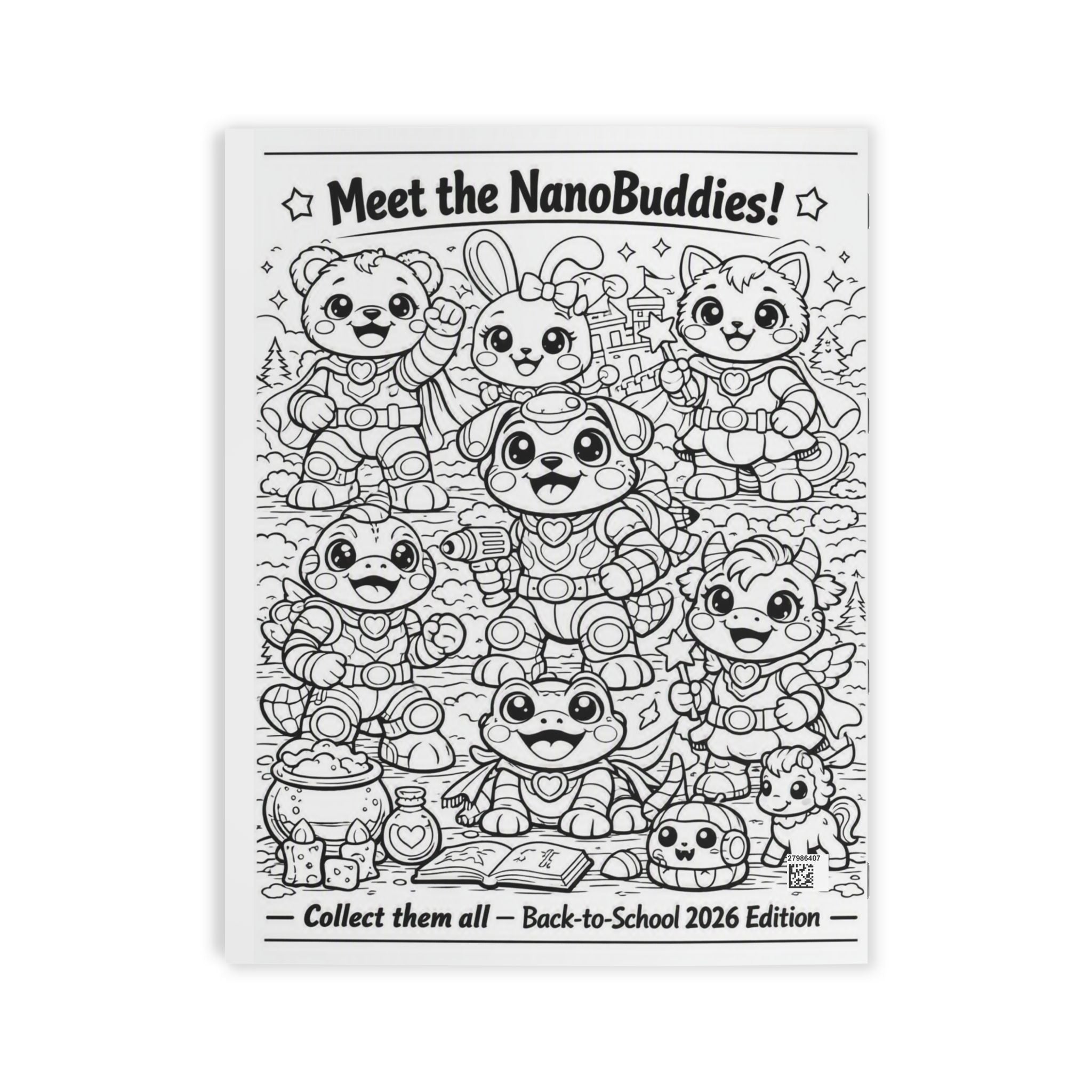 NanoBuddy Coloring & Activity Book – 24 Pages of Color & Creativity