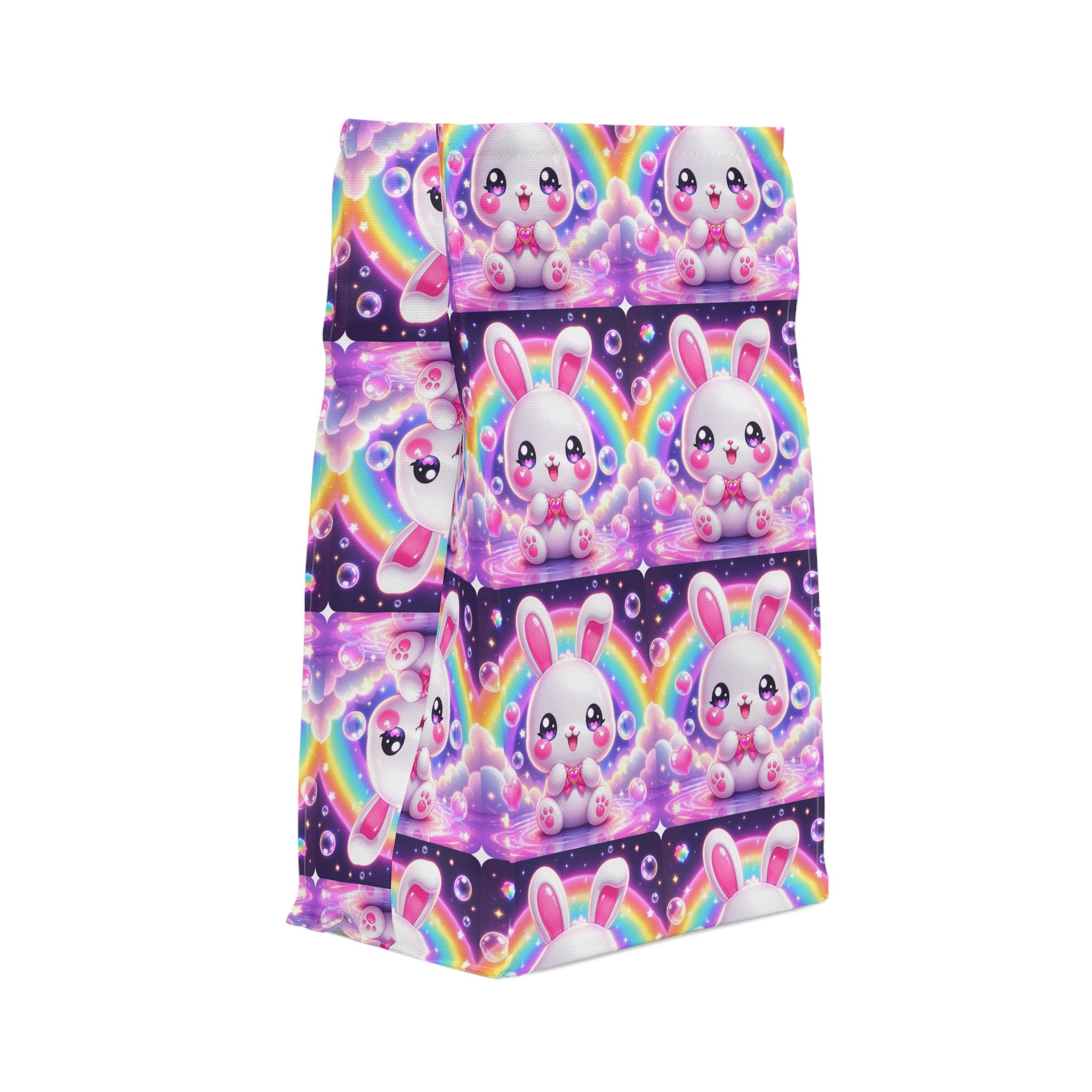🐰 NanoBuddy Bunny™ Kids Lunch Bag — Pastel Bubble Bunny (PreK–2nd)