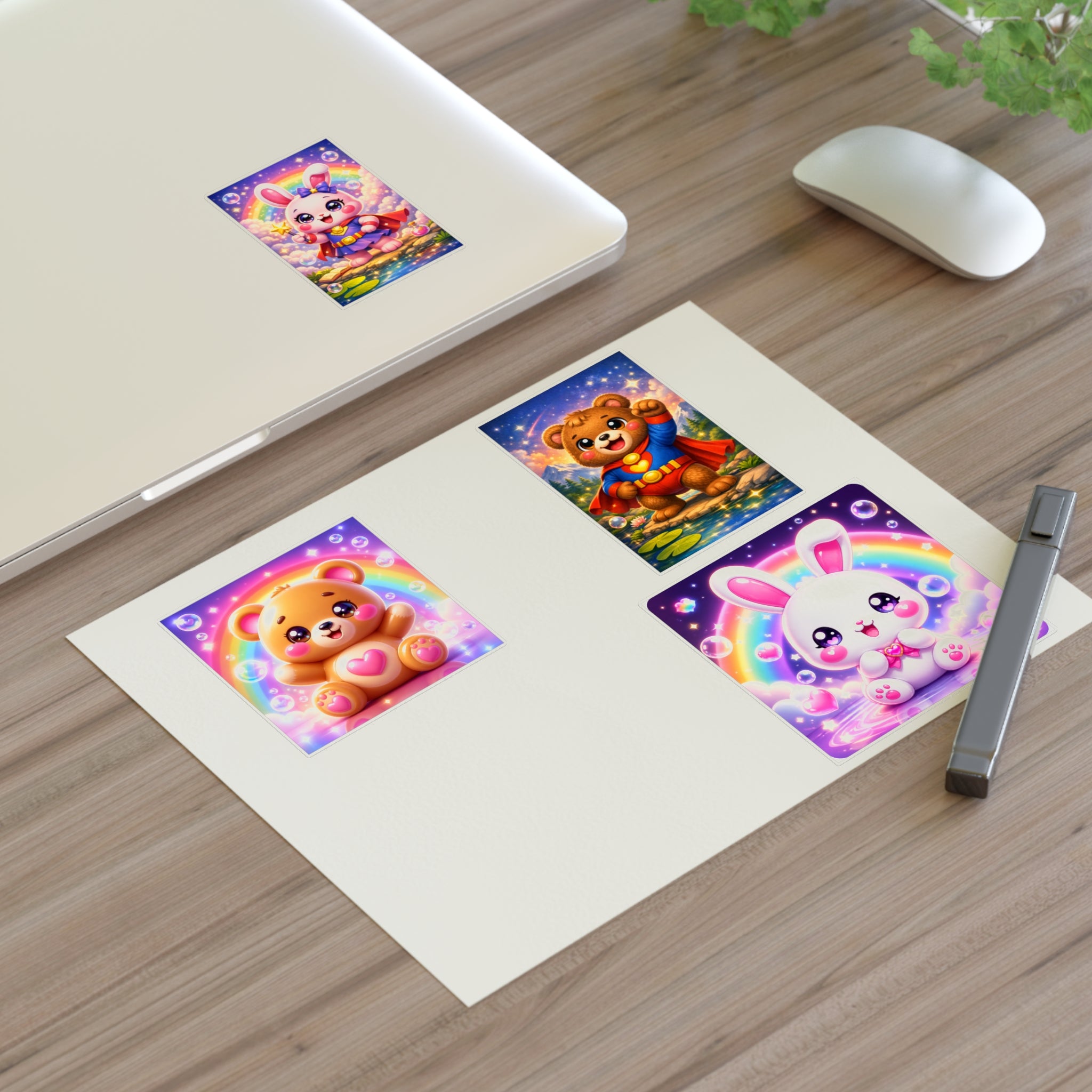 NanoBuddy Bear & Bunny Stickers