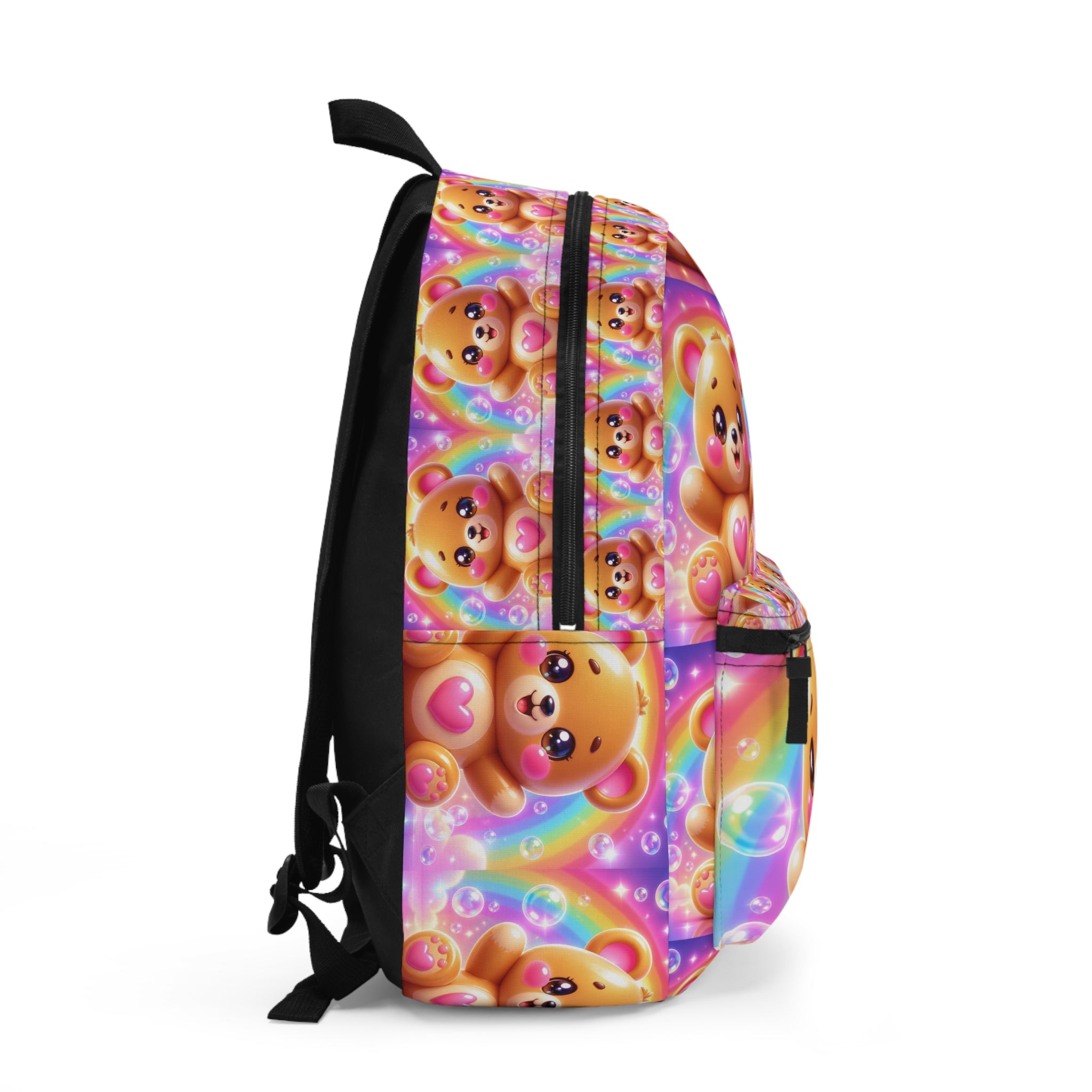 🧸 NanoBuddy Bear™ Kids Backpack — Cozy Bubble Bear (PreK–2nd)