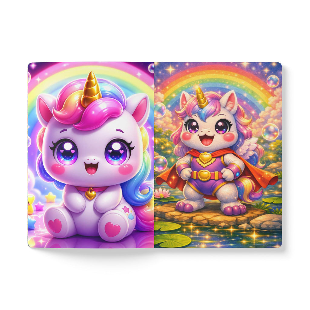 🦄 NanoBuddy Unicorn™ Kids Mini Notebook — Magical Bubble Unicorn (PreK–2nd)