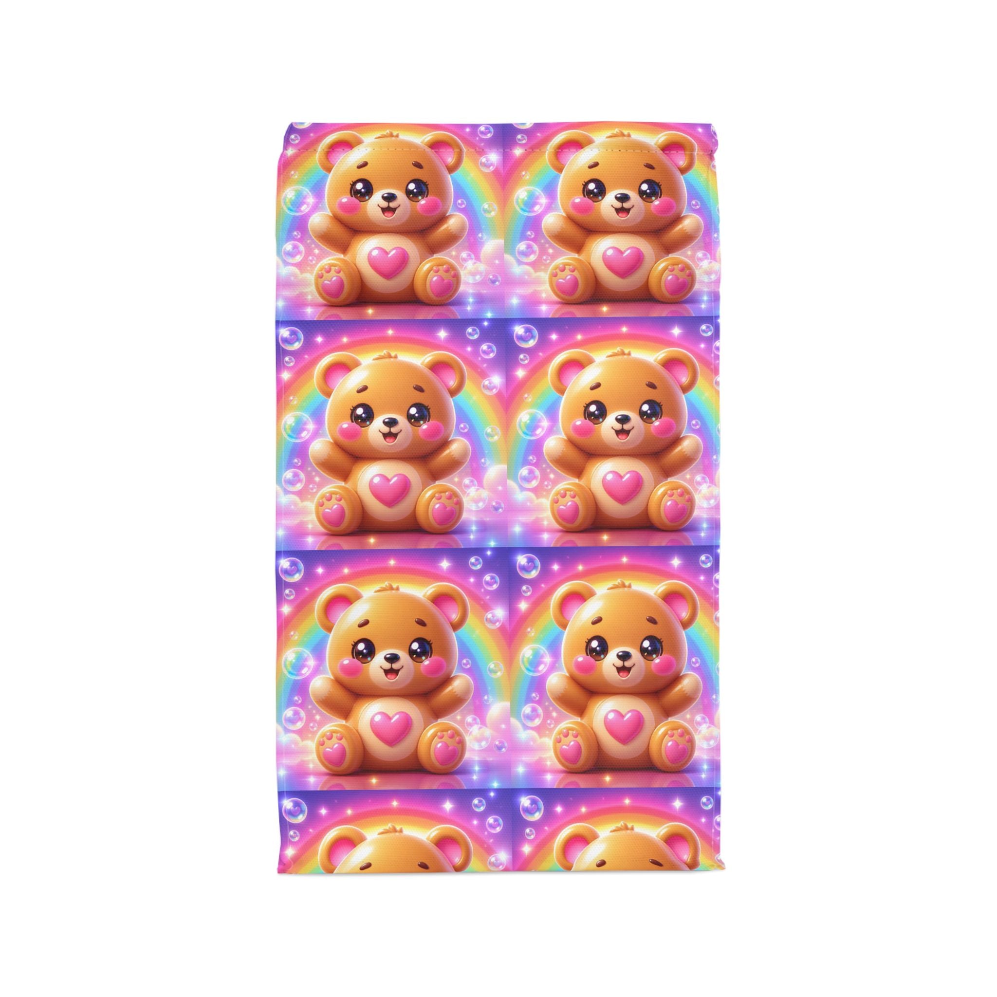 🧸 NanoBuddy Bear™ Kids Lunch Bag — Cozy Bubble Bear (PreK–2nd)