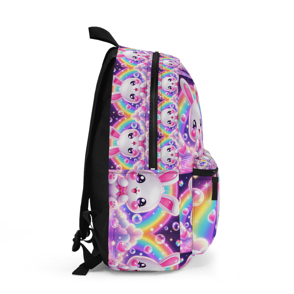 🐰 NanoBuddy Bunny™ Kids Backpack — Pastel Bubble Bunny (PreK–2nd)