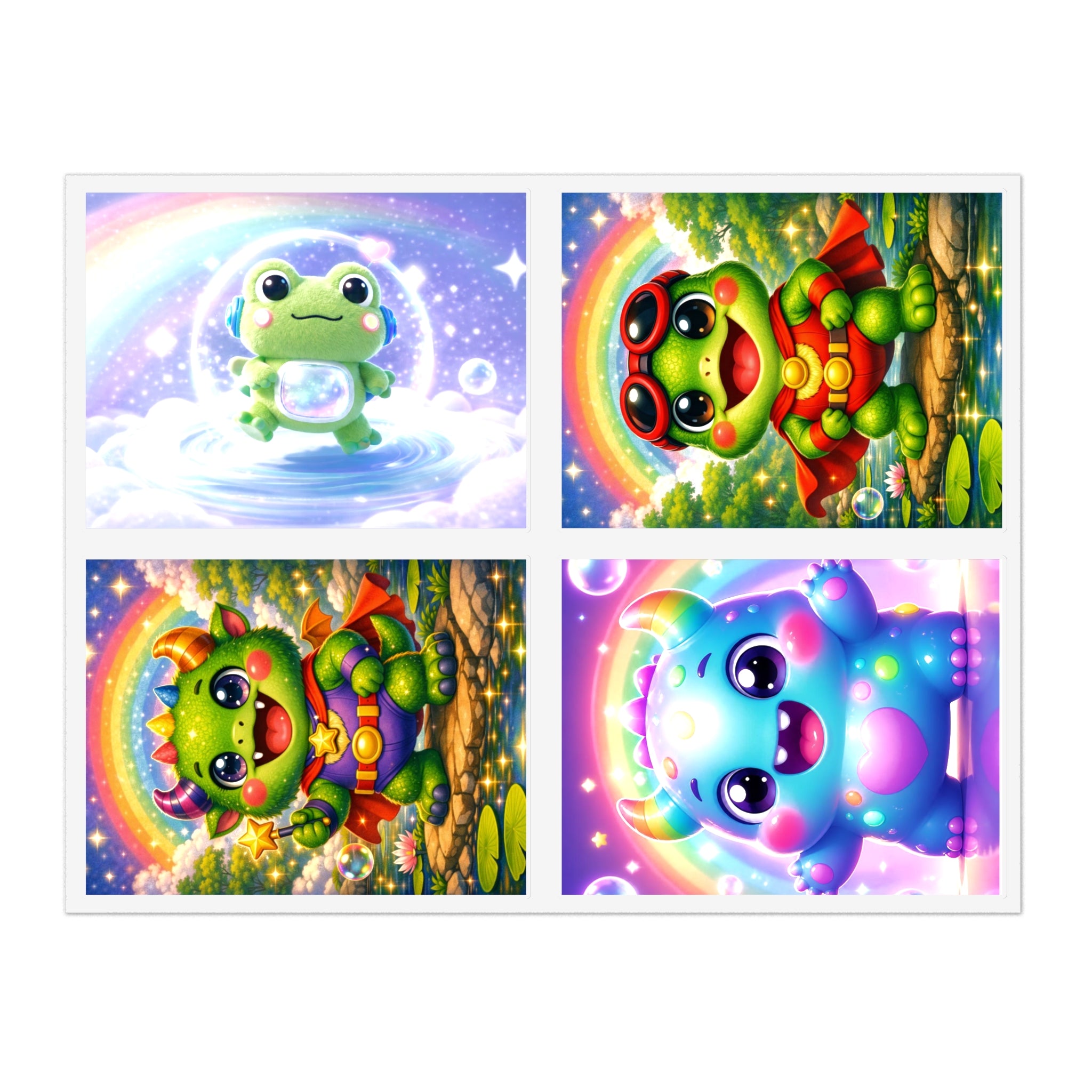 NanoBuddy Frog & Monster Stickers