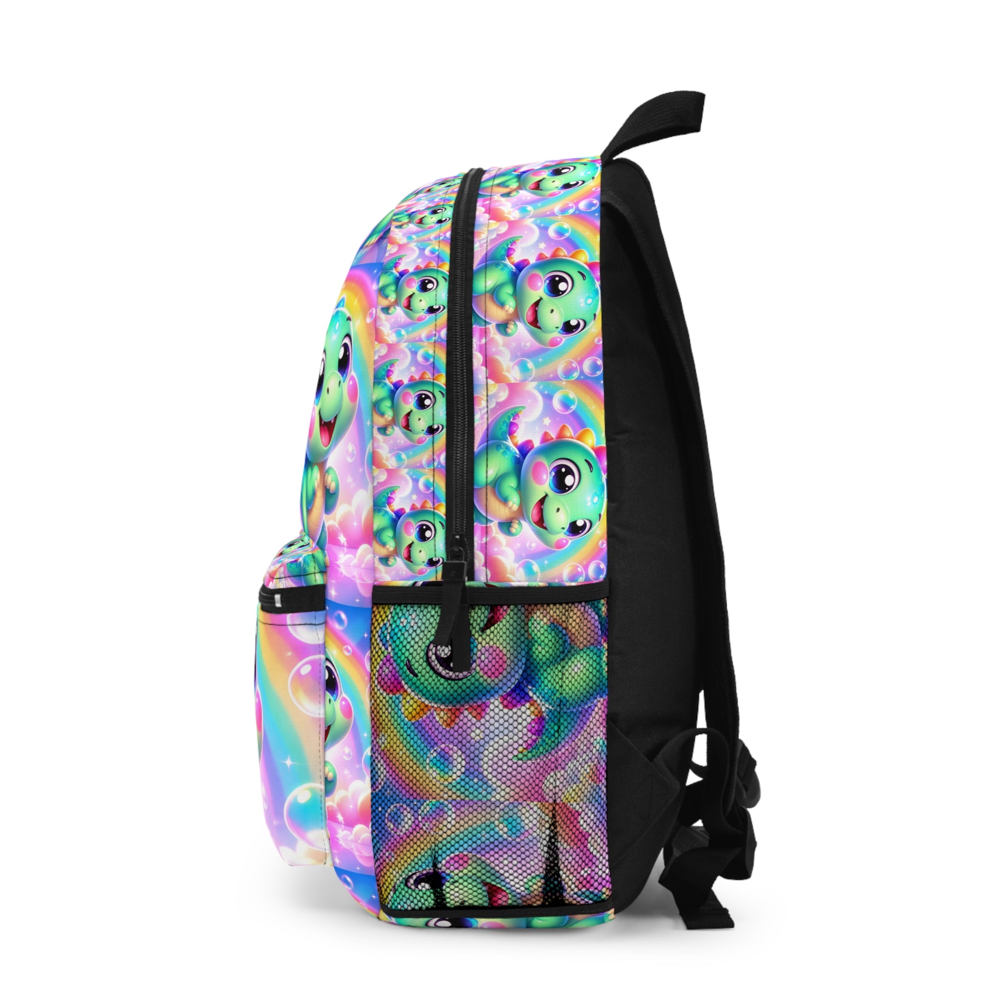 🦖 NanoBuddy Dino™ Kids Backpack — Friendly Bubble Dino (PreK–2nd)