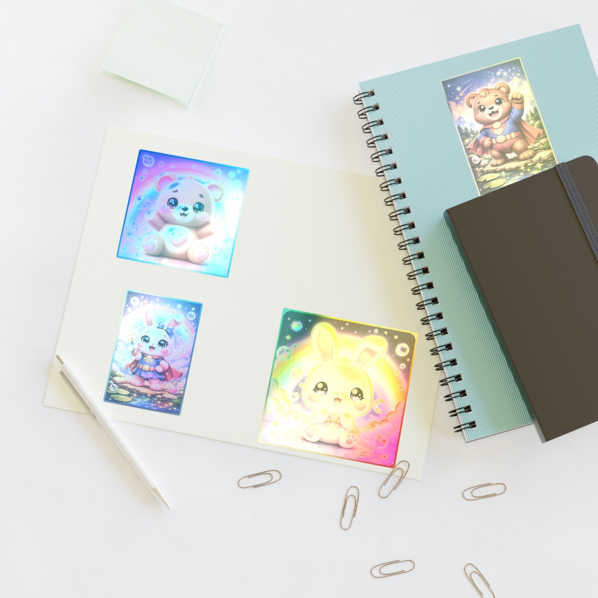 NanoBuddy Bear & Bunny Stickers