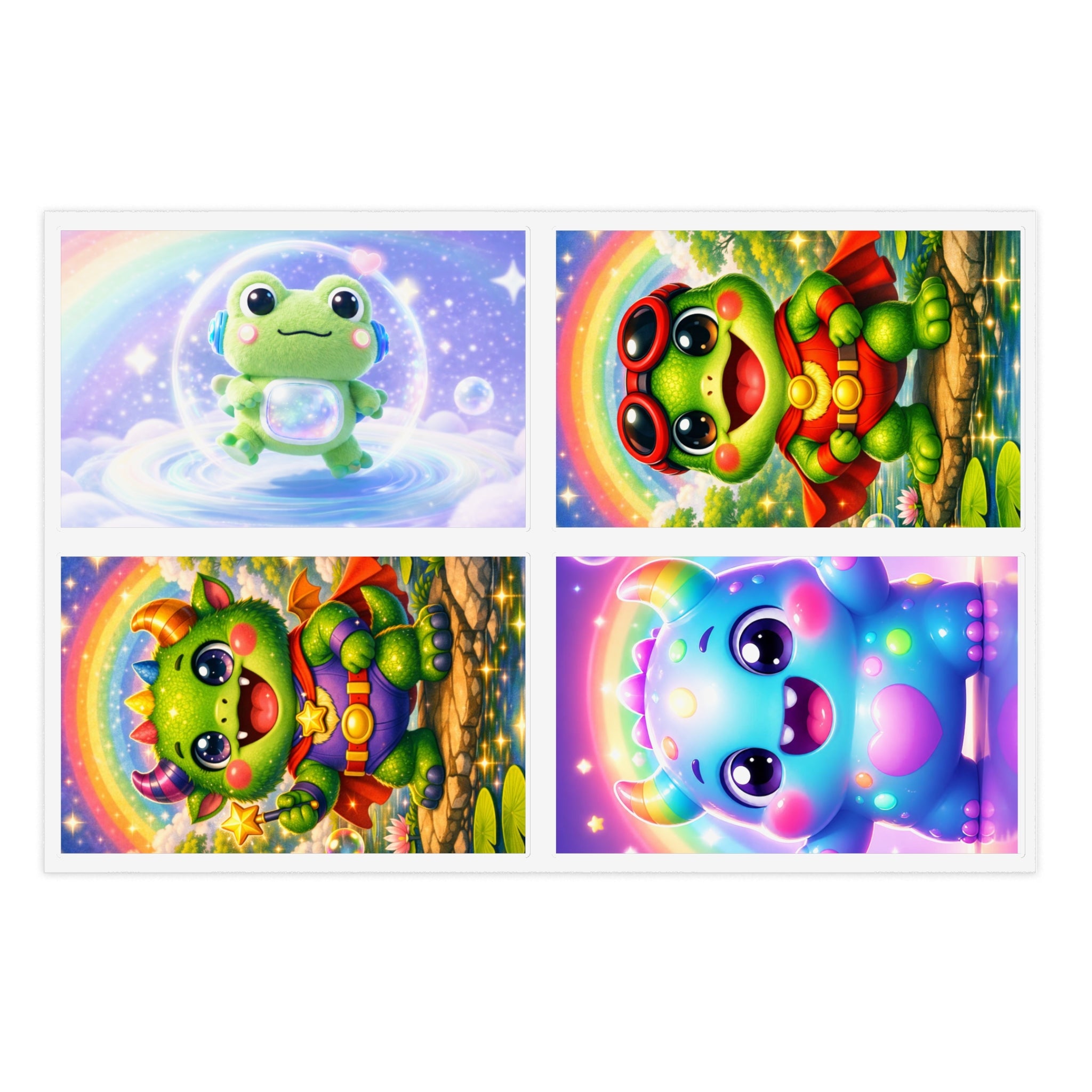 NanoBuddy Frog & Monster Stickers