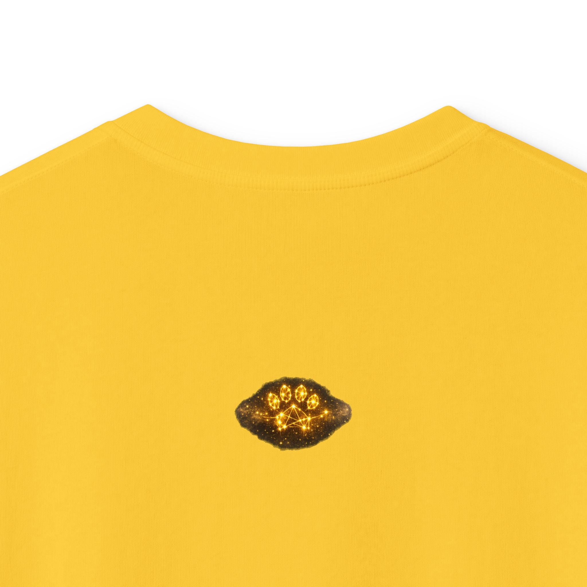 Kids T‑Shirt — Magical Night Cat with Glowing Firefly Heart