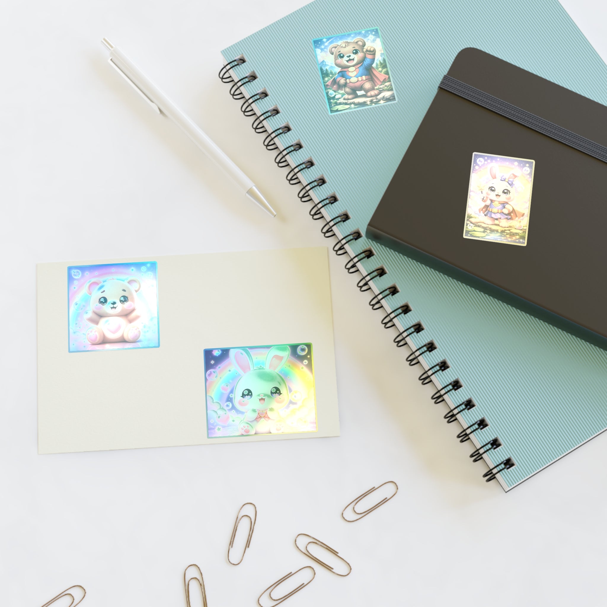 NanoBuddy Bear & Bunny Stickers