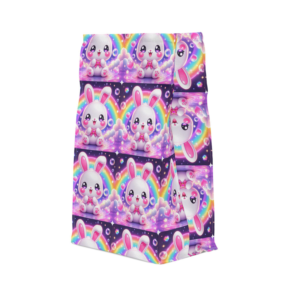 🐰 NanoBuddy Bunny™ Kids Lunch Bag — Pastel Bubble Bunny (PreK–2nd)