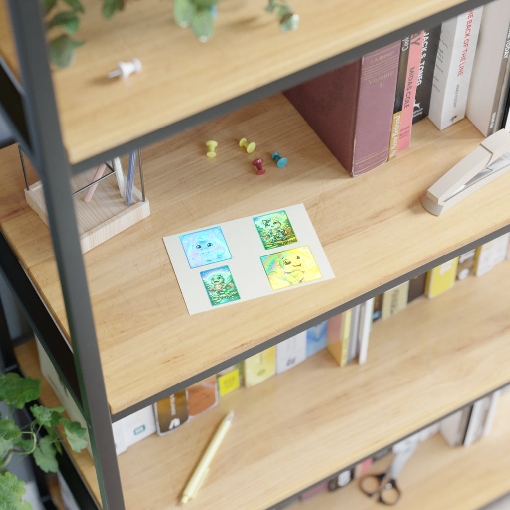 NanoBuddy Cat & Dino Stickers
