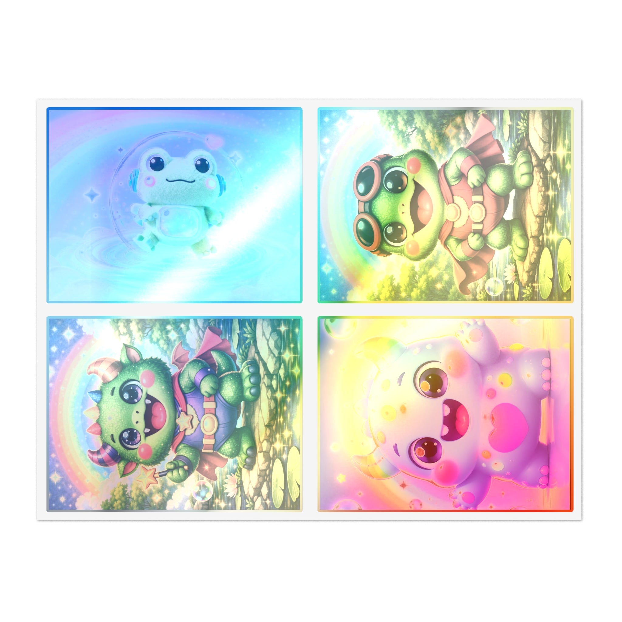 NanoBuddy Frog & Monster Stickers