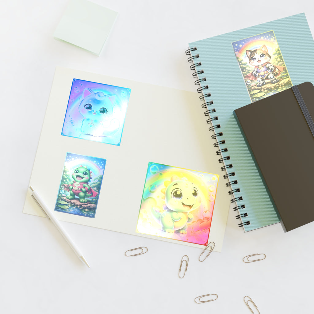NanoBuddy Cat & Dino Stickers