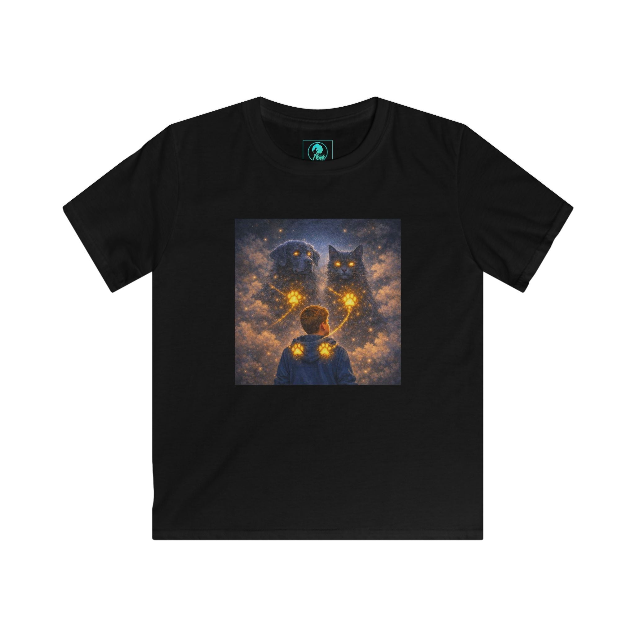 Kids Tee — Magical Night Owls Constellation Design