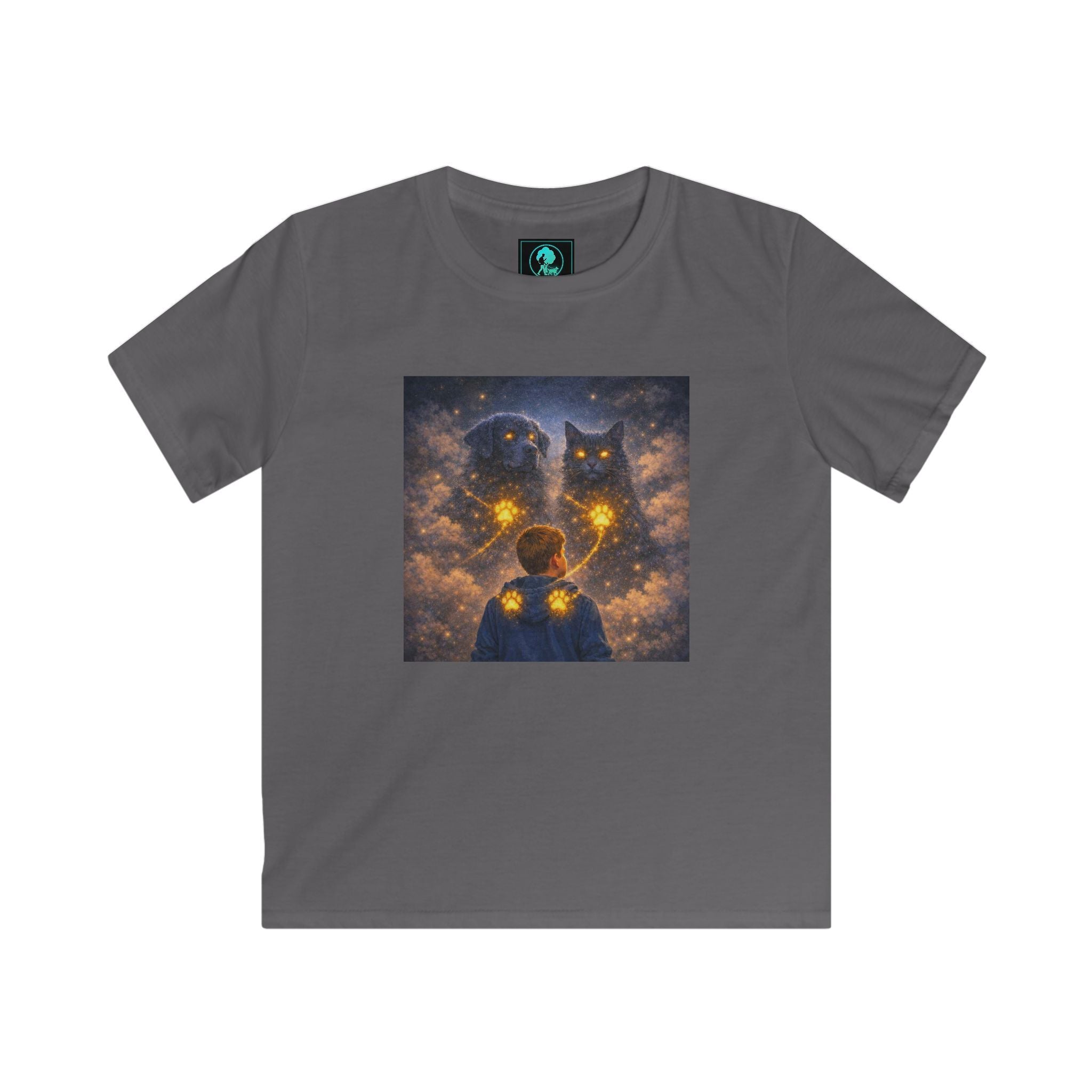 Kids Tee — Magical Night Owls Constellation Design