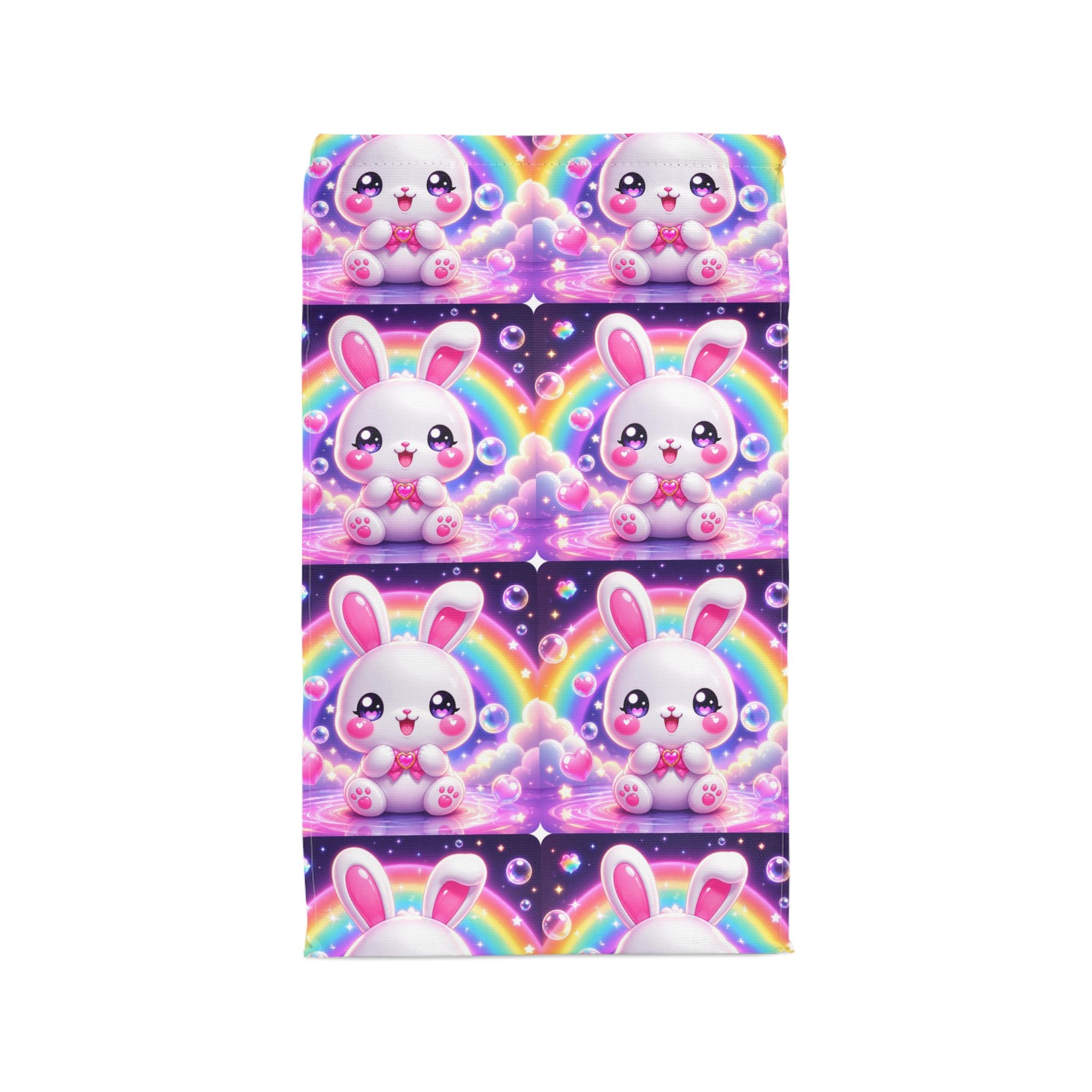 🐰 NanoBuddy Bunny™ Kids Lunch Bag — Pastel Bubble Bunny (PreK–2nd)