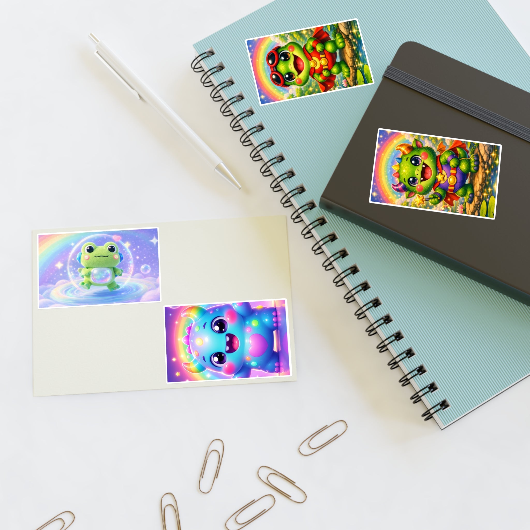 NanoBuddy Frog & Monster Stickers