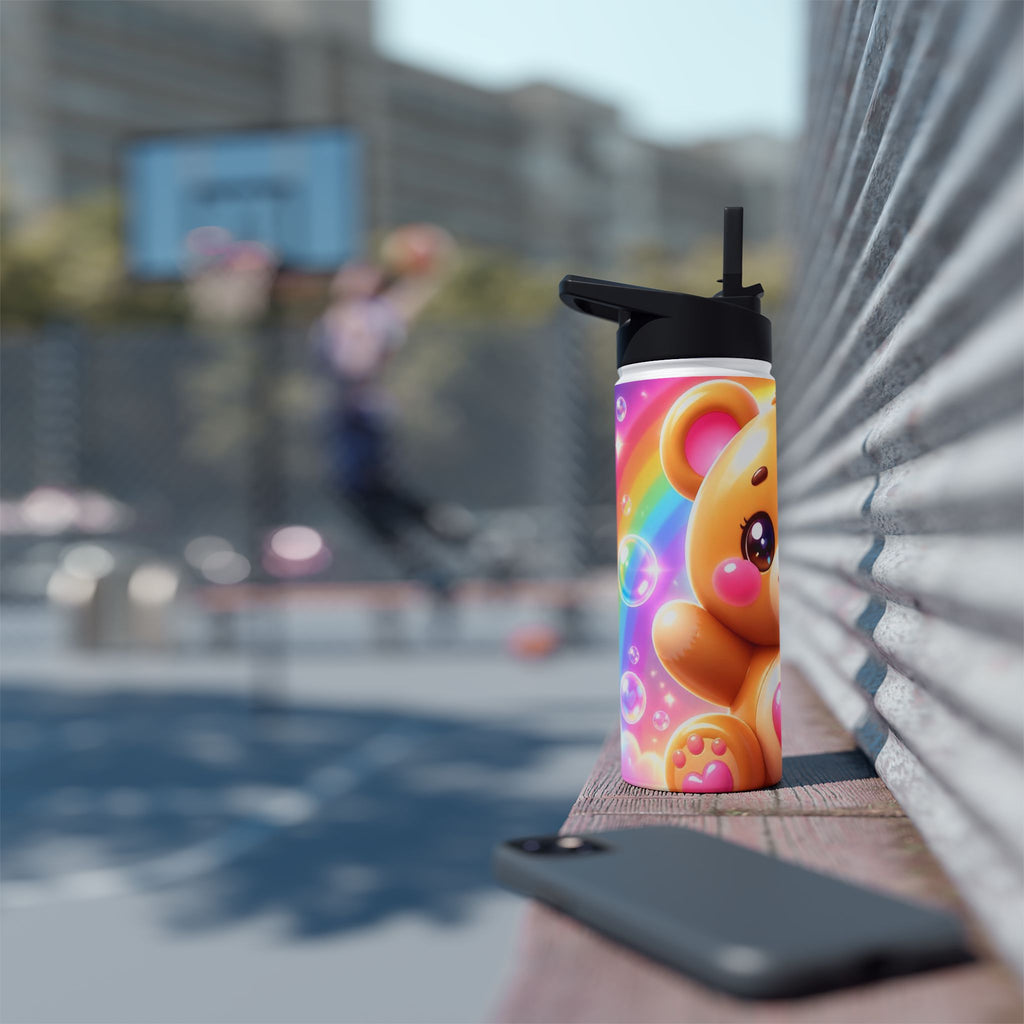 NanoBuddy Bear Steel Water Bottle