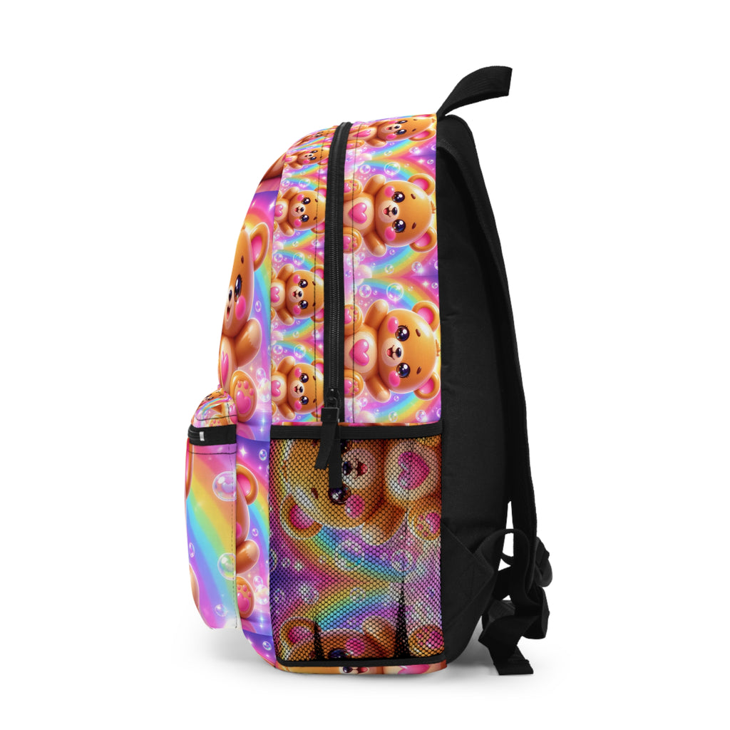 🧸 NanoBuddy Bear™ Kids Backpack — Cozy Bubble Bear (PreK–2nd)